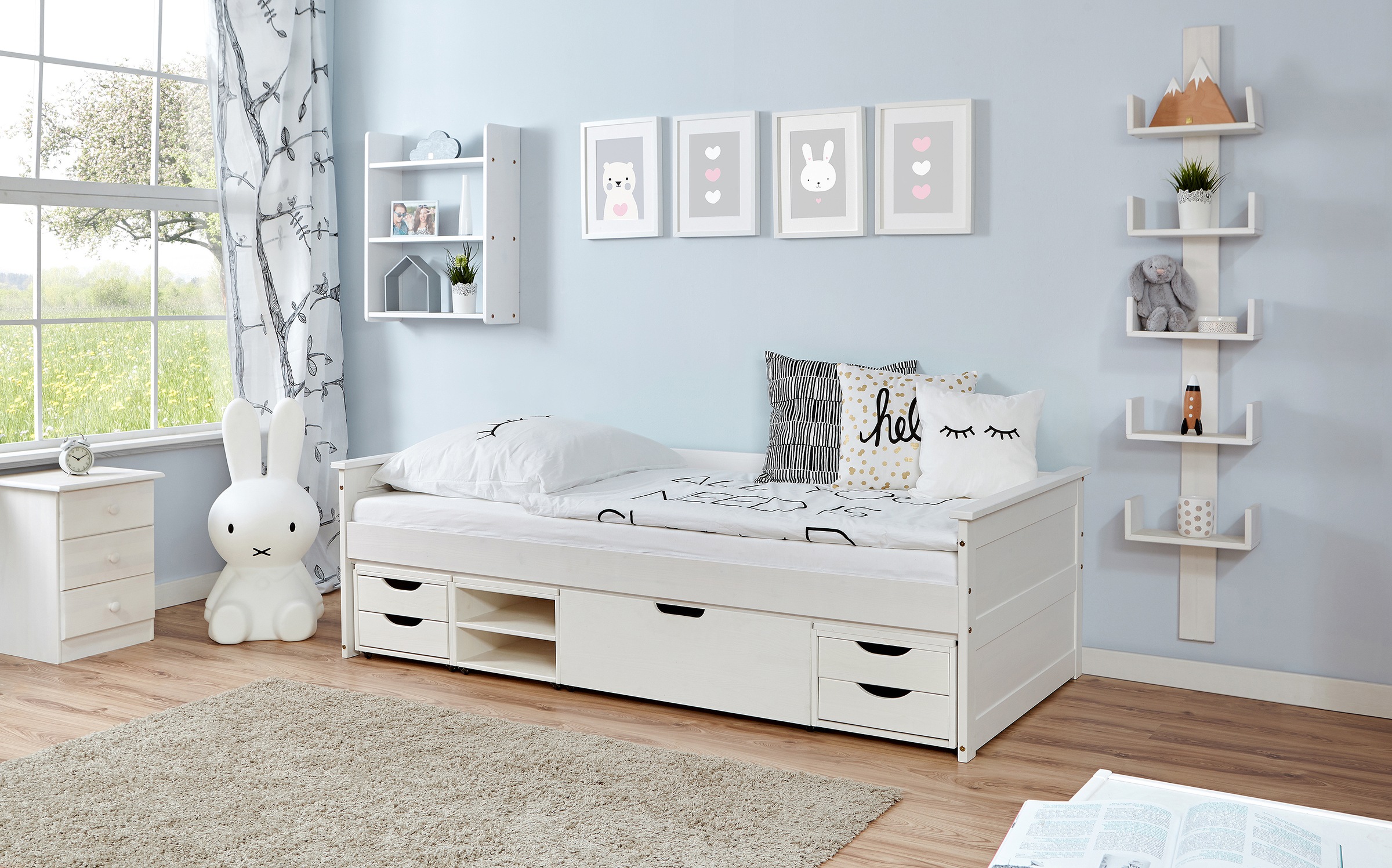 Image of Ticaa Daybett »Theodor«, mit 4 Schubkästen bei Ackermann Versand Schweiz