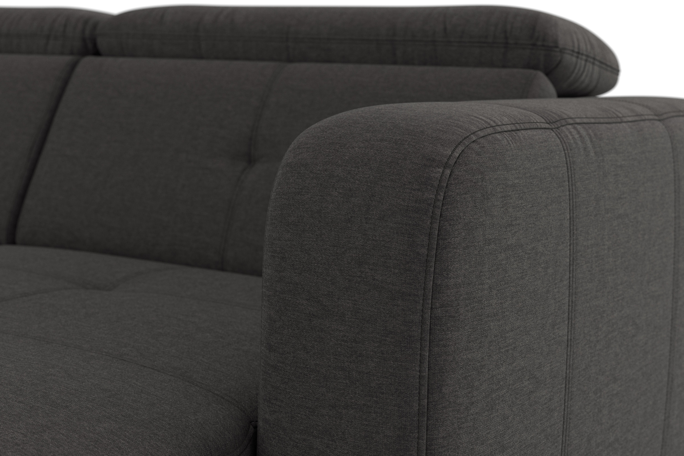 sit&more Wohnlandschaft »Belluci U-Form«, Kopfteilverstellung und Federkern, wahlweise mit Bettfunktion
