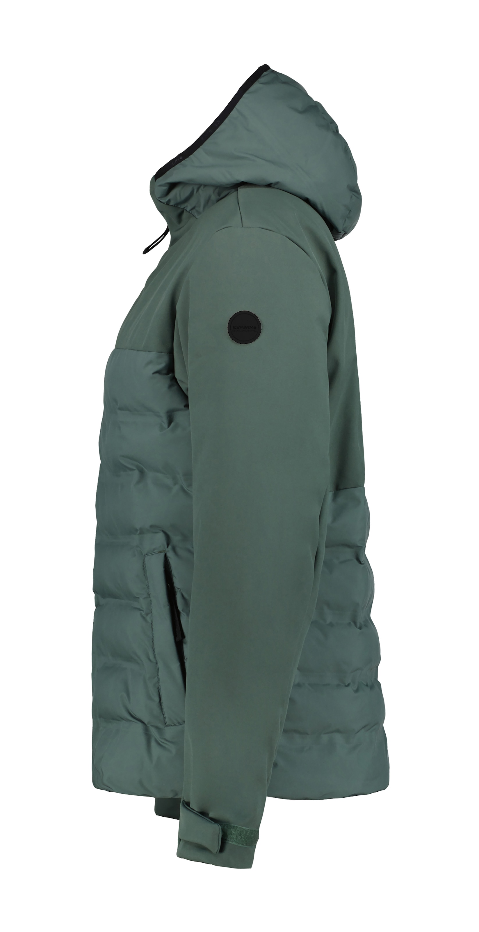 Icepeak Softshelljacke »H STRICKFLEECEJACKE AGAR«, mit Kapuze, mit Logopatch am Oberarm