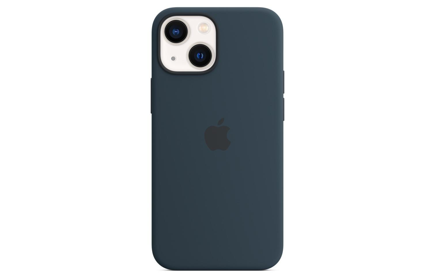 Apple Smartphone Silikon Case mit MagSafe, iPhone 13 mini, Abyssblau