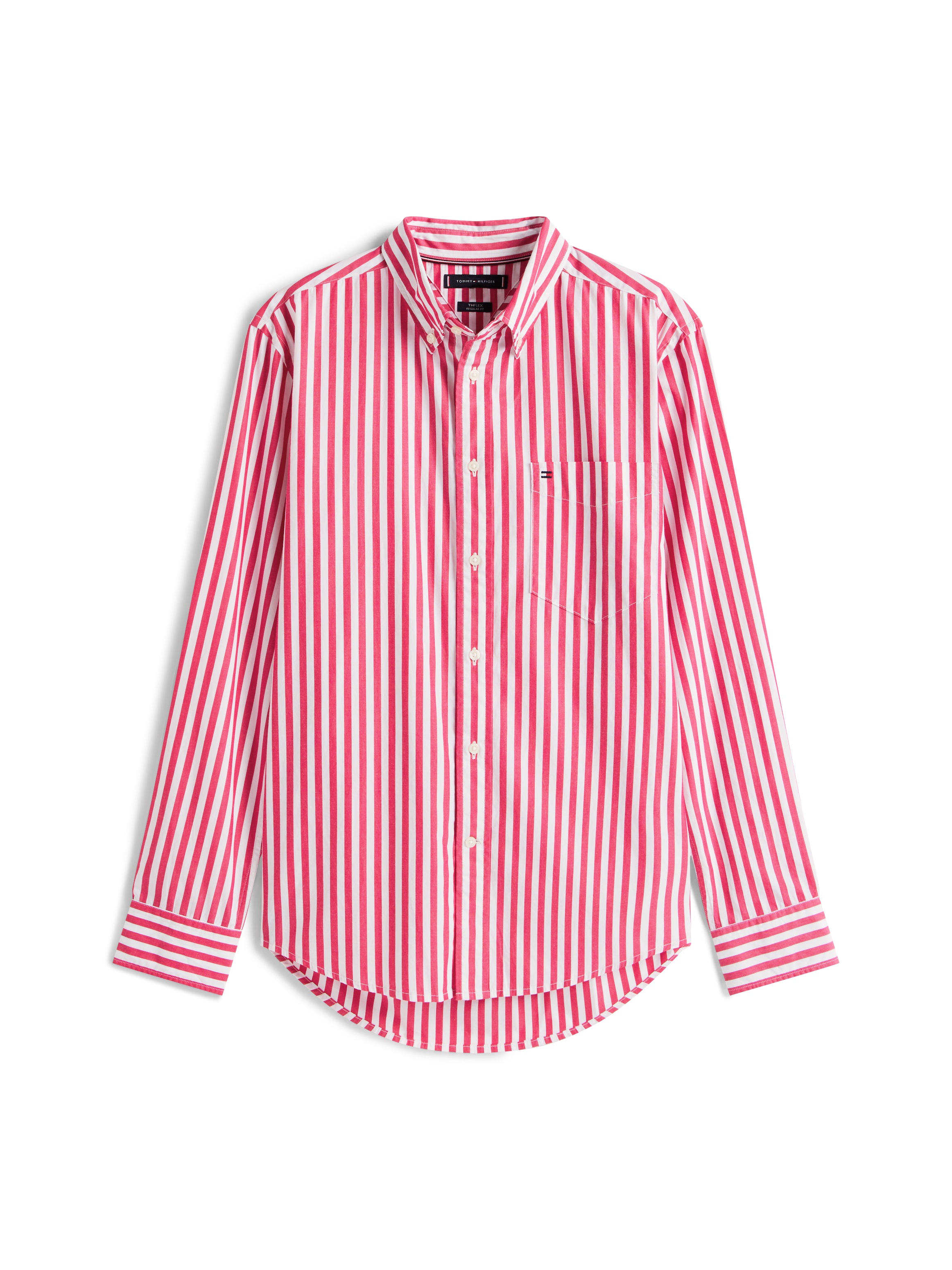 Tommy Hilfiger Langarmhemd »FLEX POPLIN BOLD STRIPE SHIRT«