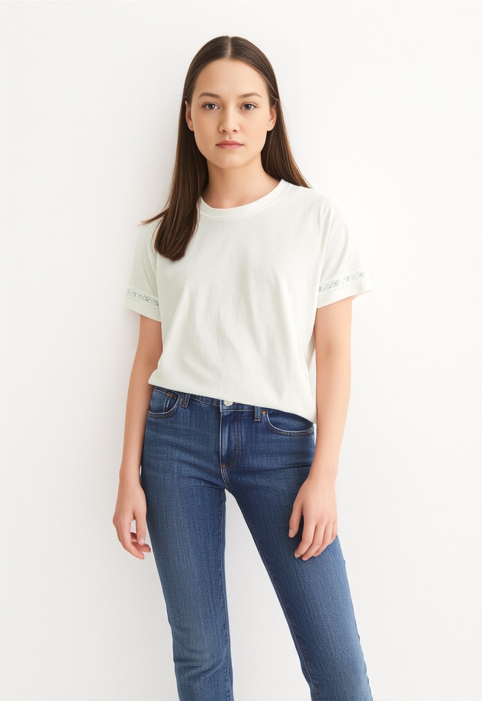 Image of Vero Moda Kurzarmshirt "VMSAVANNAH FRANCIS SS TOP BOX JRS SPE GA"