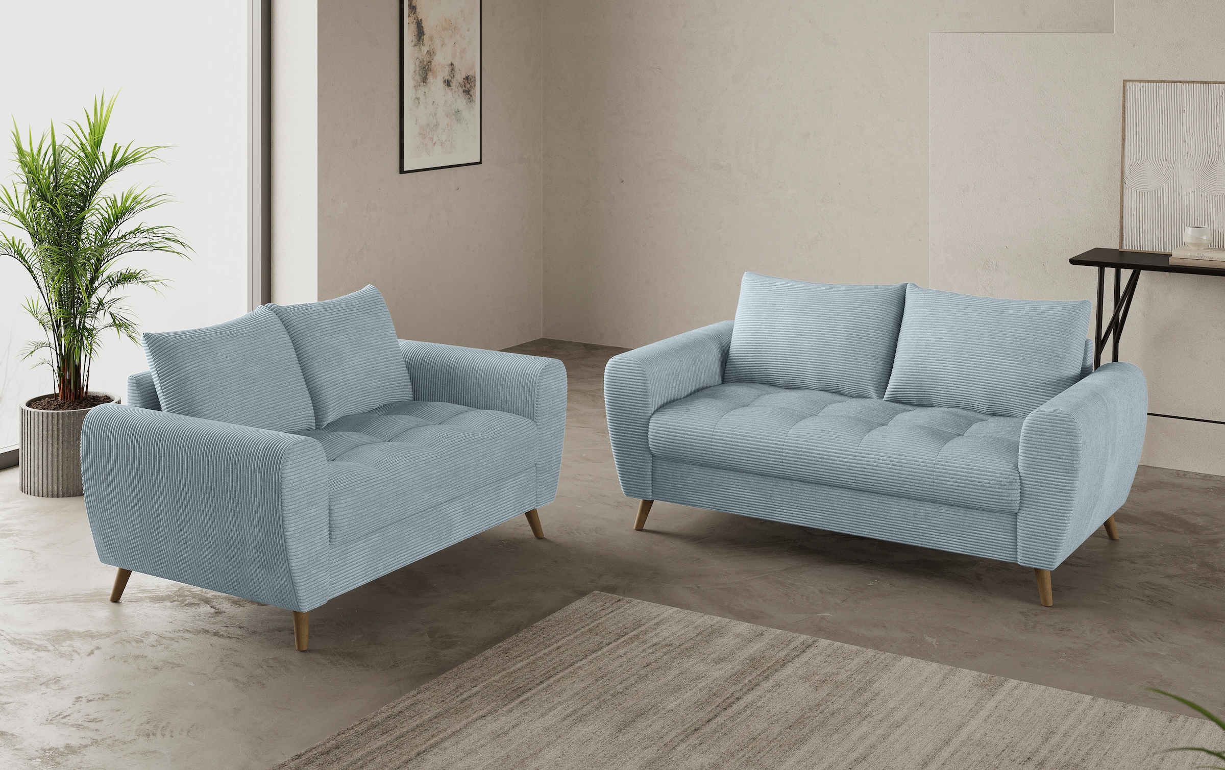 Mr. Couch 2,5-Sitzer »Blackburn II«, Mit Kaltschaumpolsterung bis 140 kg belastbar