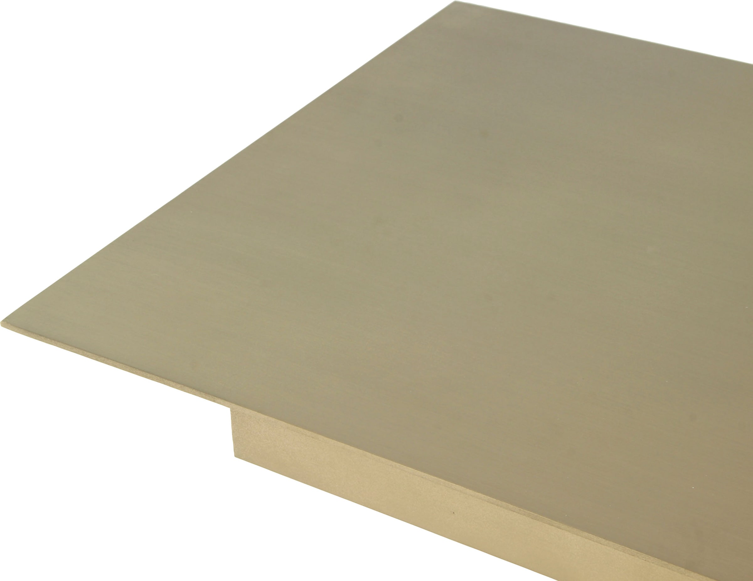 Kayoom Beistelltisch »Rocio 225, Passender Marmorfuss in kantigem Design«, (1 St.), Eckiger Marmorfuss, eckige Ablagefläche und Gestell aus Edelstahl