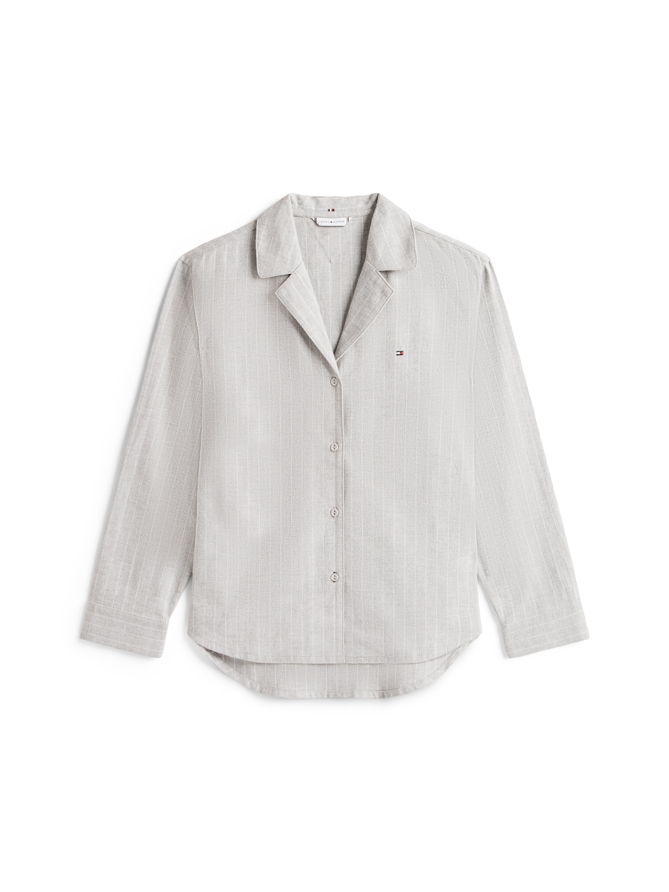 Tommy Hilfiger Underwear Pyjama 2 Stk. tlg., mit Fischgrät-Streifen, aus Flanell, relaxed fit