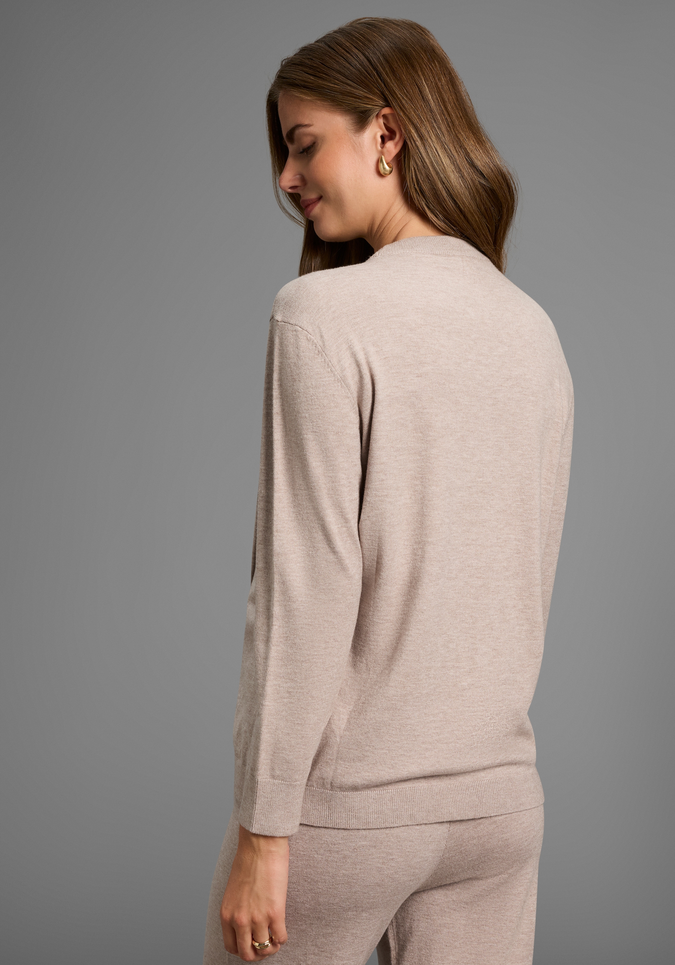 Neun Monate Strickpullover »Pullover für Schwangerschaft und Stillzeit«, Umstands-Pullover mit praktischer Öffnung zum Stillen