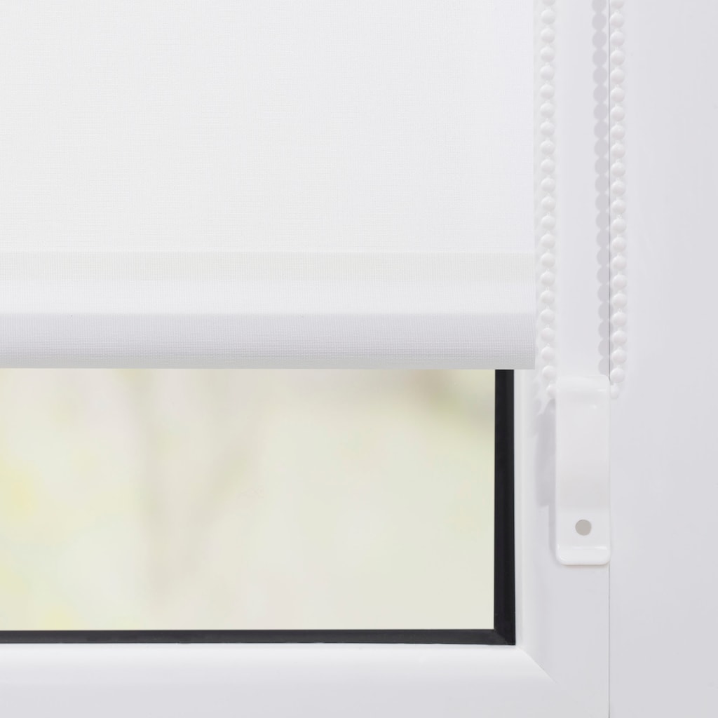 LICHTBLICK ORIGINAL Seitenzugrollo »Klemmfix Motiv Hortensie«, Lichtschutz, ohne Bohren, freihängend