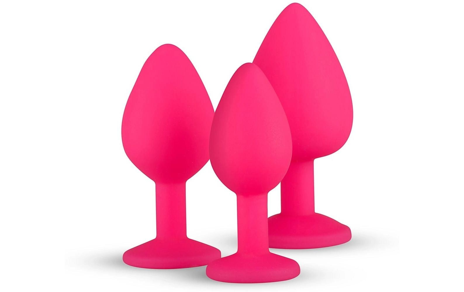   Analplug »Anal Plug aus Silikon mit Diamant Pink« ()