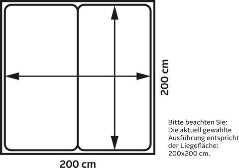 Home affaire Boxspringbett »Chelles«, inkl. Kaltschaumtopper, in 5 Breiten und 3 Matratzenarten