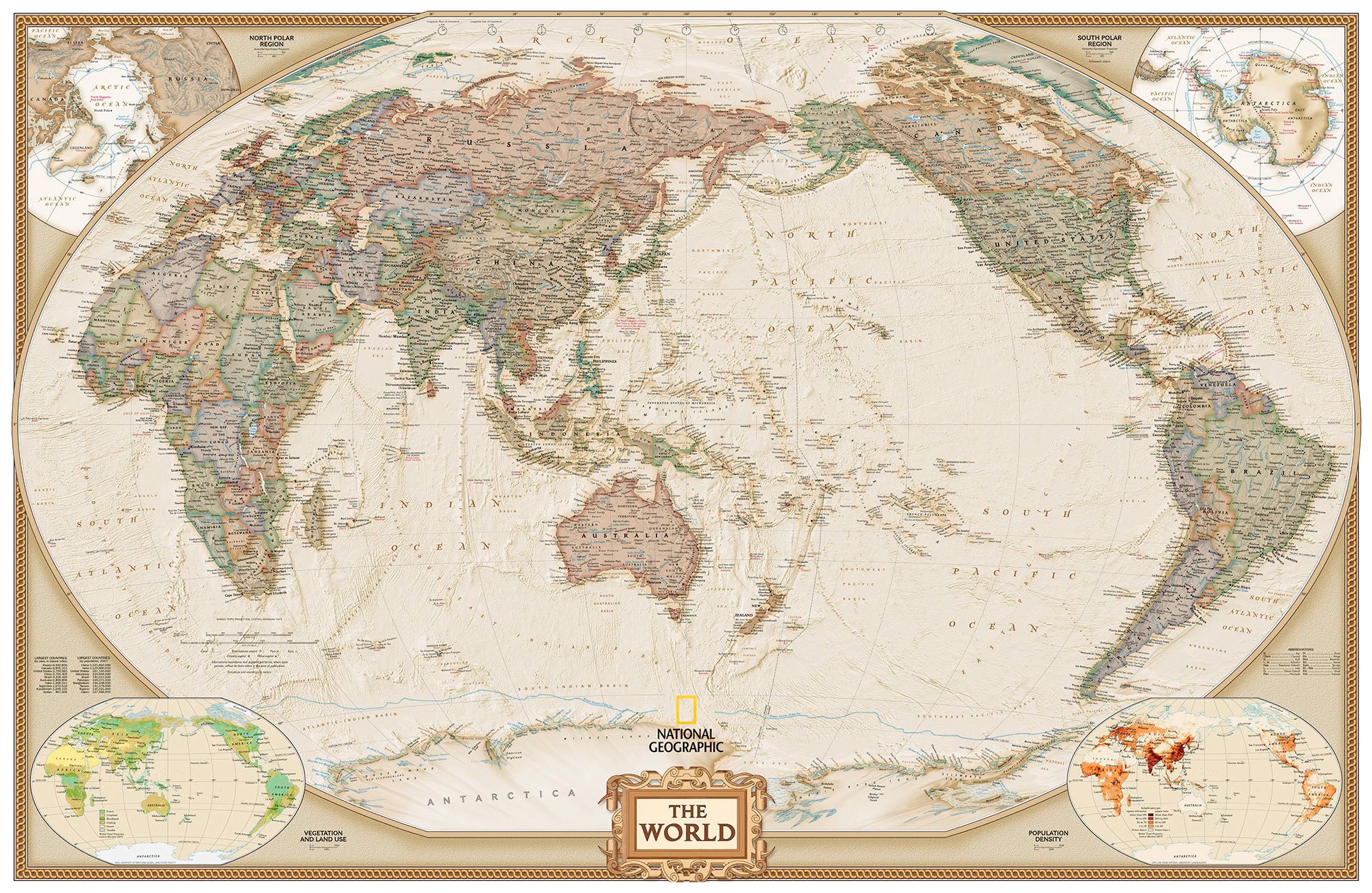 Image of Komar Fototapete »The World Pacific«, bedruckt-Comic-Retro-mehrfarbig, BxH: 400x260 cm bei Ackermann Versand Schweiz