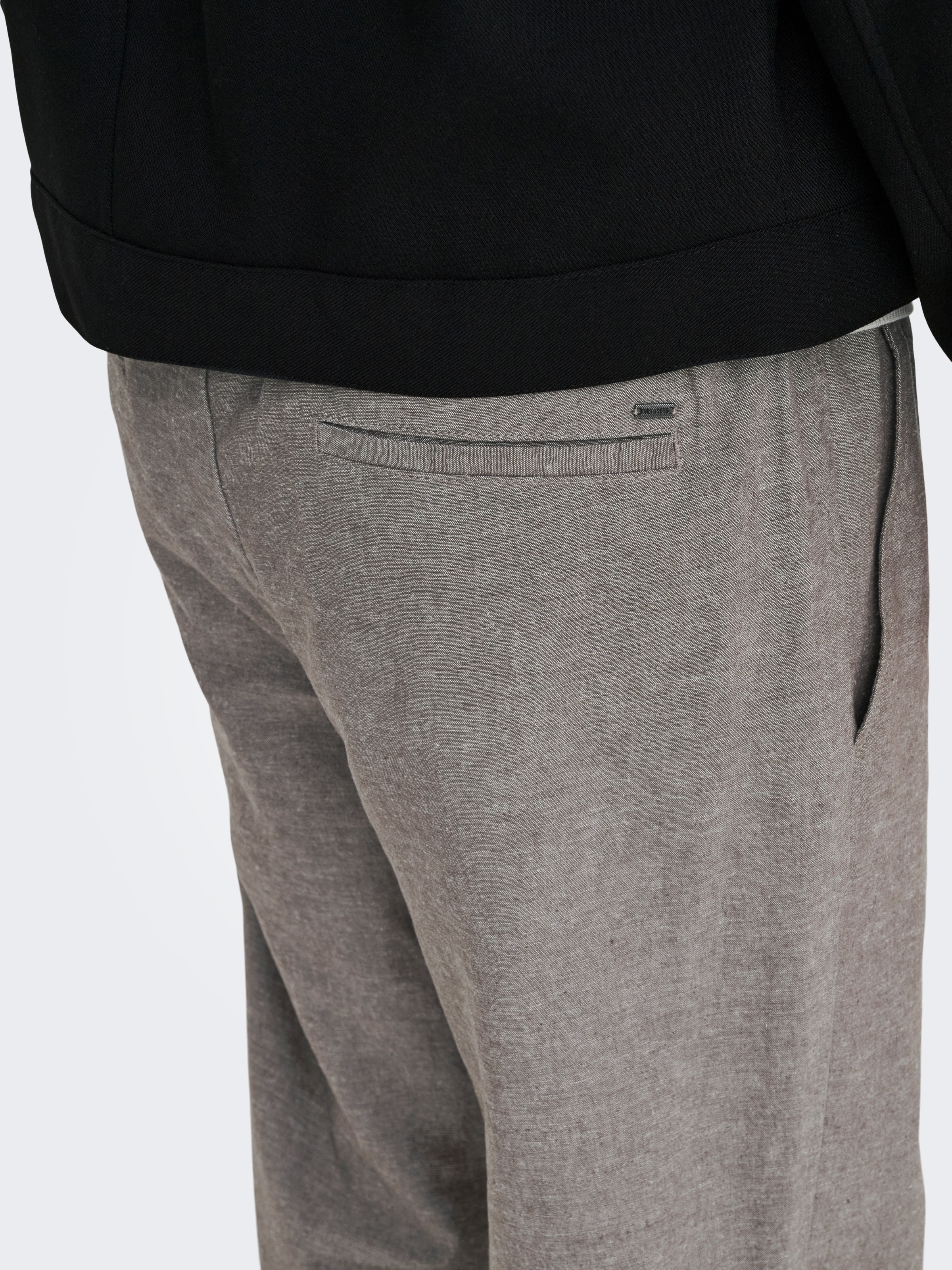 ONLY & SONS Schlupfhose »ONSSINUS LOOSE 0007 COT LIN PANT NOOS«  Baumwolle mit Leinen, locker geschnitten