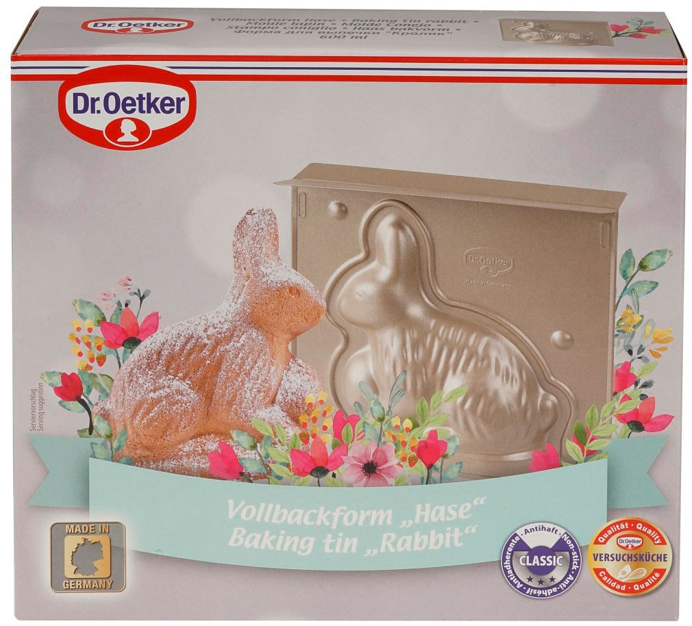 Dr. Oetker Küchenhelfer Backform »Hase« Vollbackform Hase – 3D-Hasenbackform, Osterbackform, Backform Hase