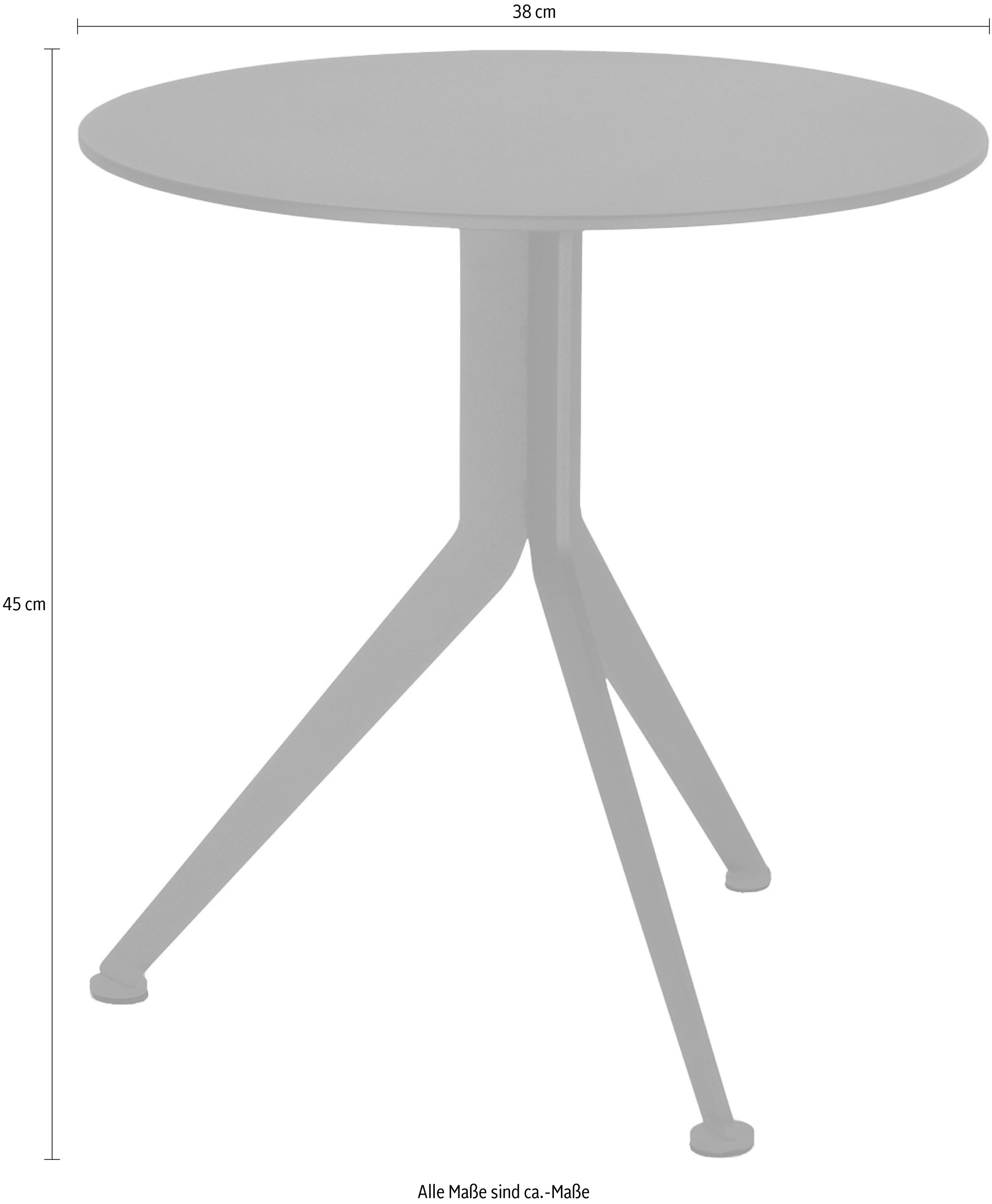 Spinder Design Table d'appoint »DALEY HIGH« table d'appoint en acier