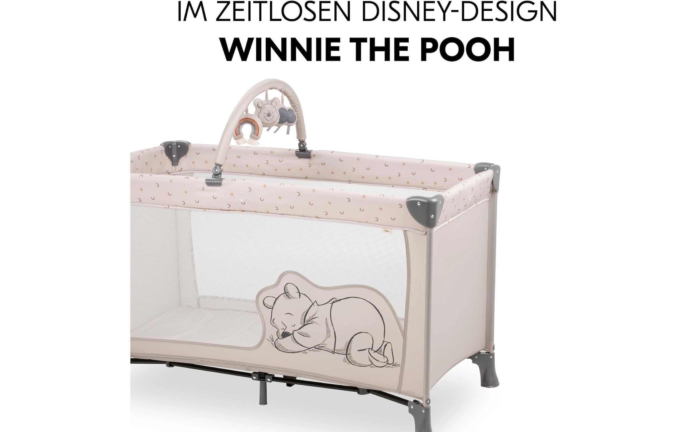 Hauck Lit de voyage pour bébé »Dream N Play Go Pooh Rainbow«