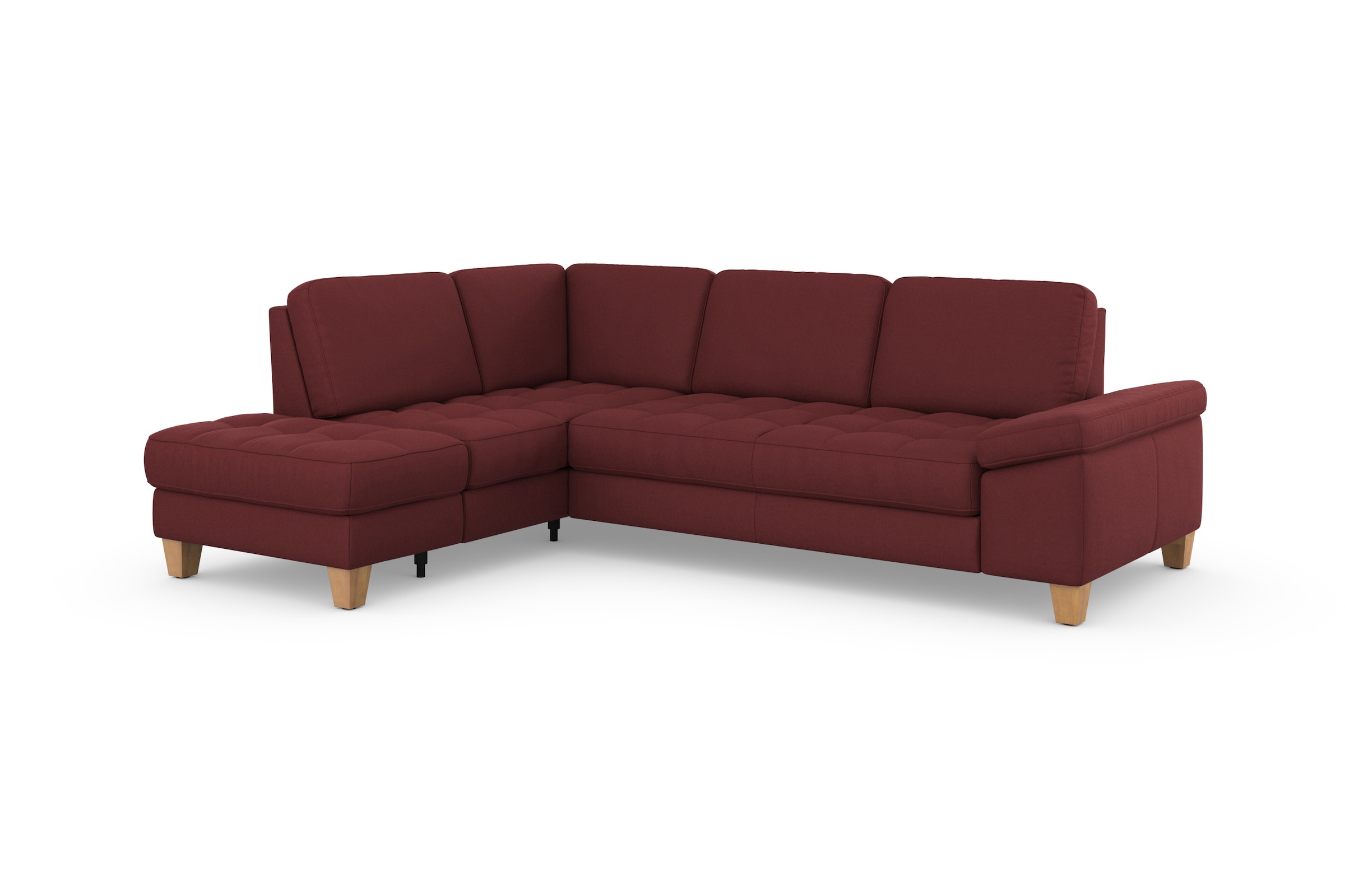 sit&more Ecksofa »Westham L-Form« mit Ottomane, mit oder ohne Schlaffunktion, Bettkasten, Verstellung