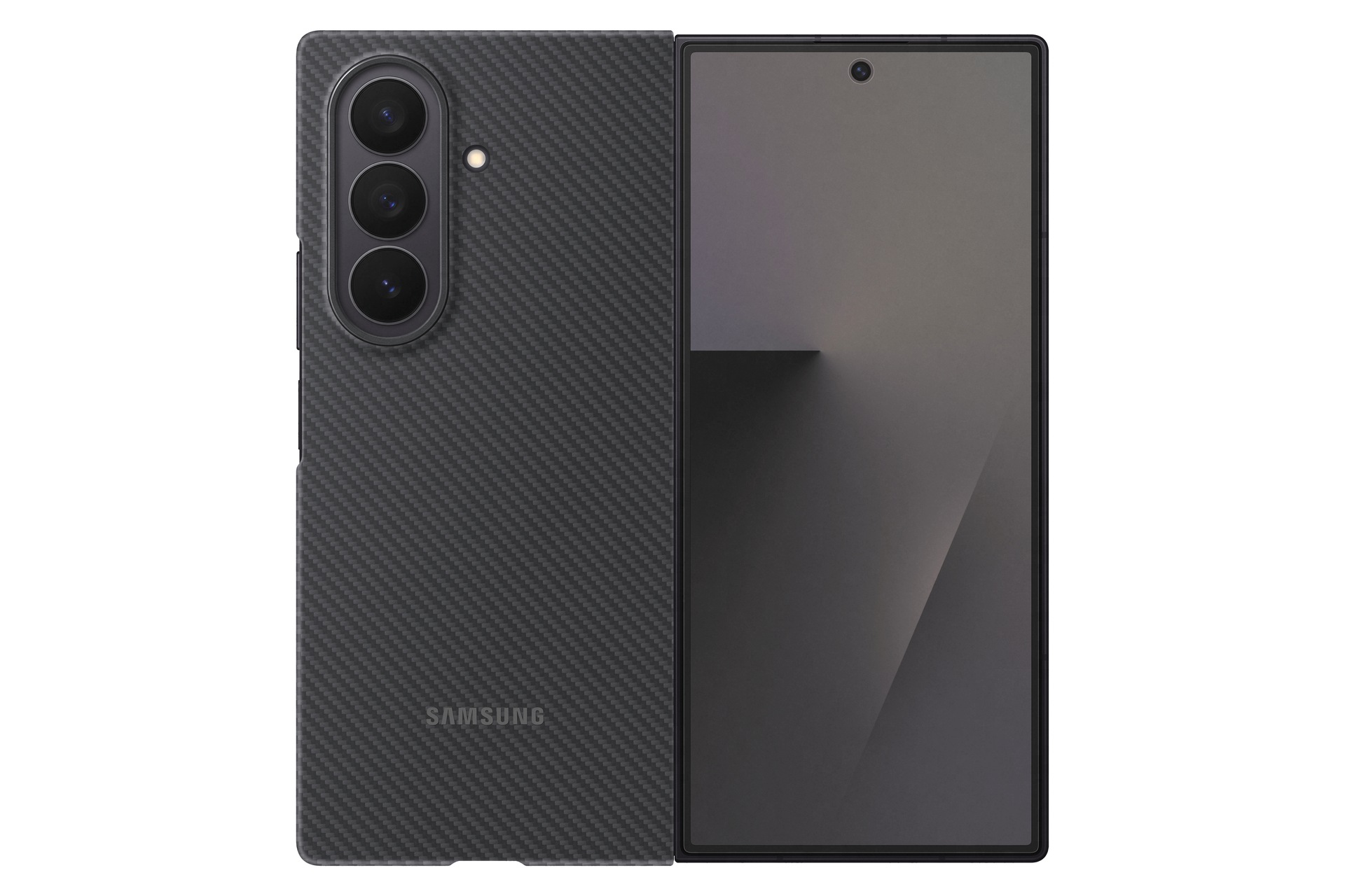 Samsung Handyhülle »Carbon Shield Case für Samsung Galaxy Z Fold7«, Samsung Galaxy Z Fold7, Backcover, Schutzhülle, Handyschutzhülle, Case, Schutzcase, stossfest