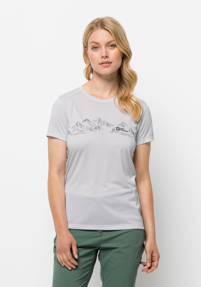 ♕ Jack Wolfskin T-Shirt »CROSSTRAIL GRAPHIC T W« versandkostenfrei kaufen