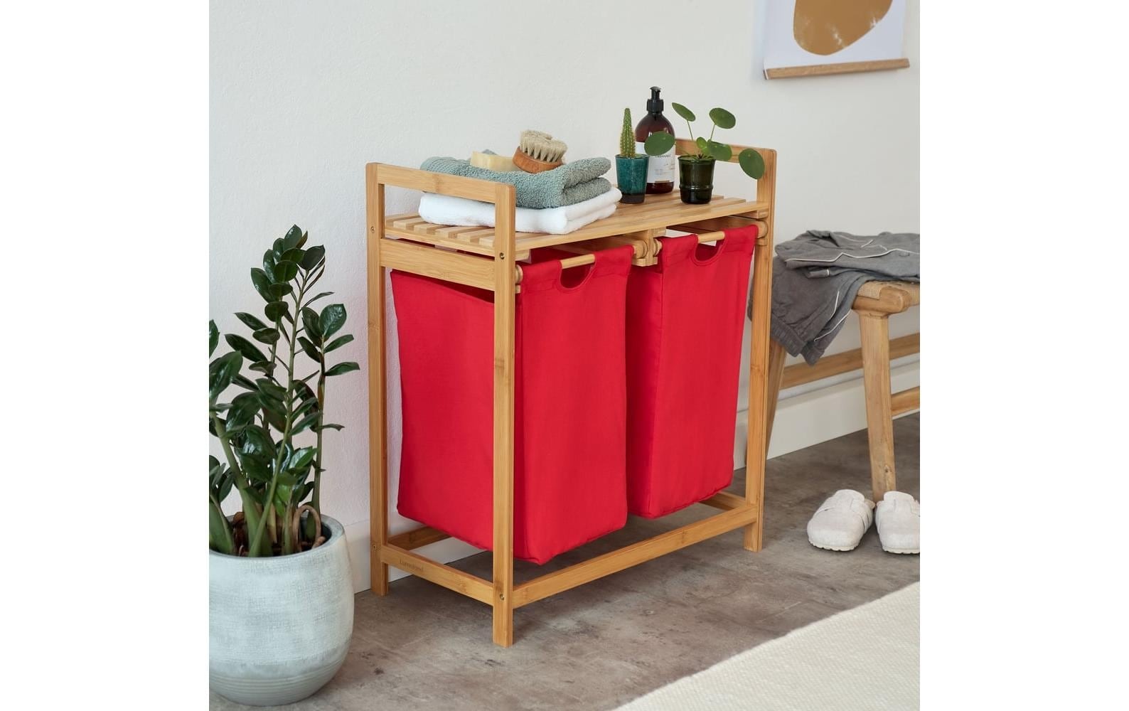 Lumaland Wäschekorb »Bambus 60 l«