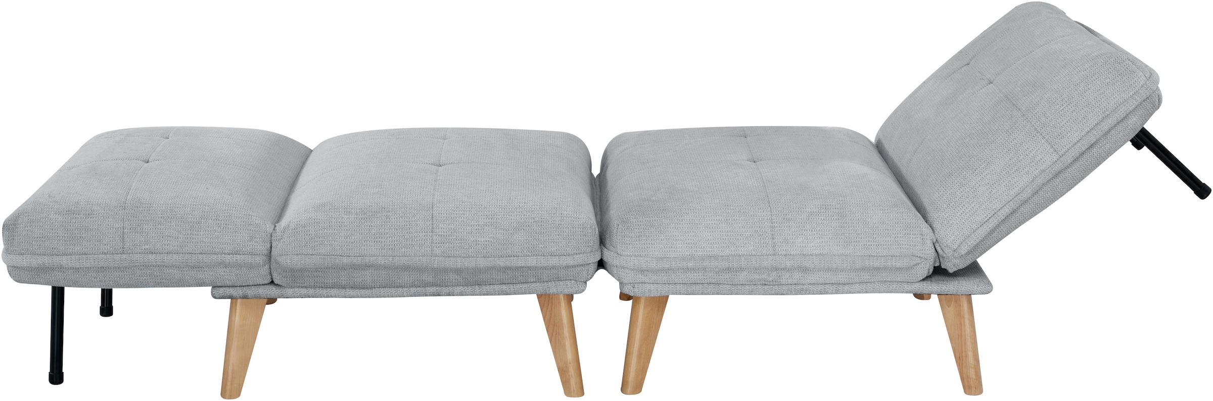 INOSIGN Sessel »DELANEY Schlafsofa, bestehend aus 2 Modulen, mit Schlaffunktion« Bettsofa, Schlafsessel, Klappsofa, erweiterbar, in Webstoff