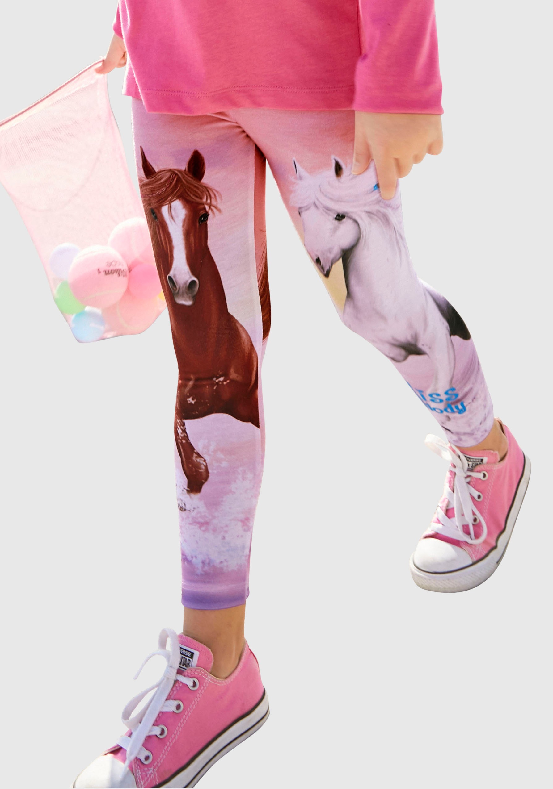 Image of Miss Melody Leggings mit schönem Pferdemotiv