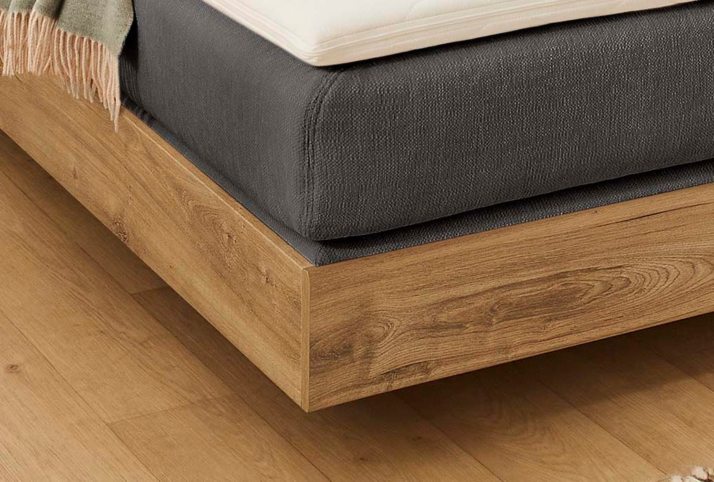 Jockenhöfer Gruppe Lit boxspring »Hetty erhältlich in der Grösse 180x200cm« aspect flottant, matelas 7 zones, surmatelas, plusieurs degrés de fermeté au choix