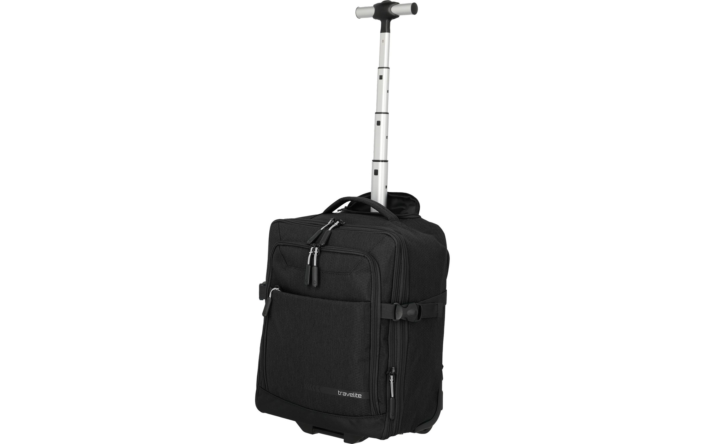 travelite Trolley »Kick Off Backpack 28 l« 28 l 2 Rollen Widerstandsfähige Materialien