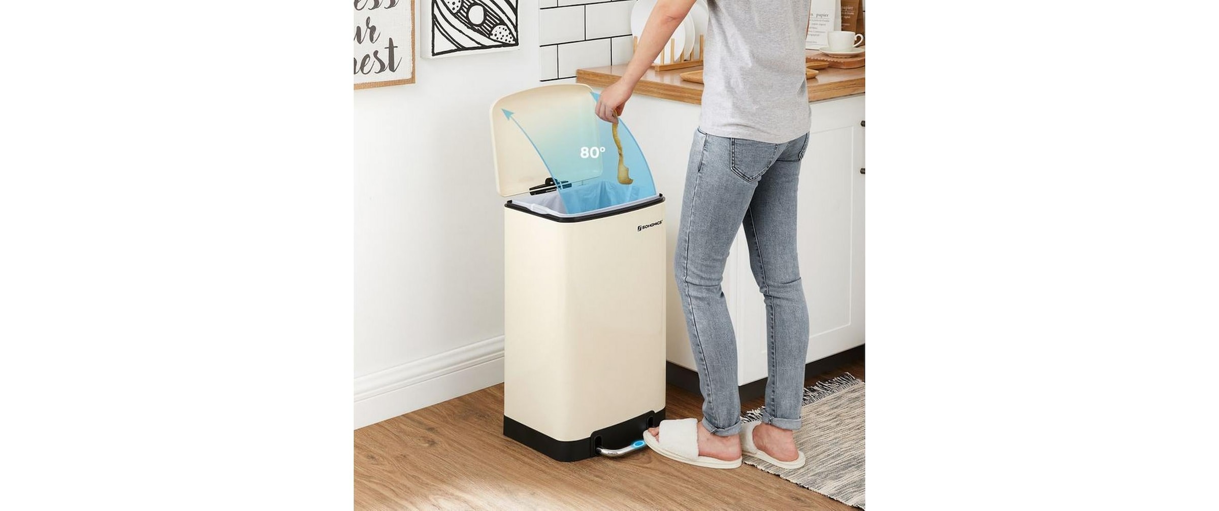 SONGMICS Mülleimer »mit Inneneimer 30 l« 1 Behälter