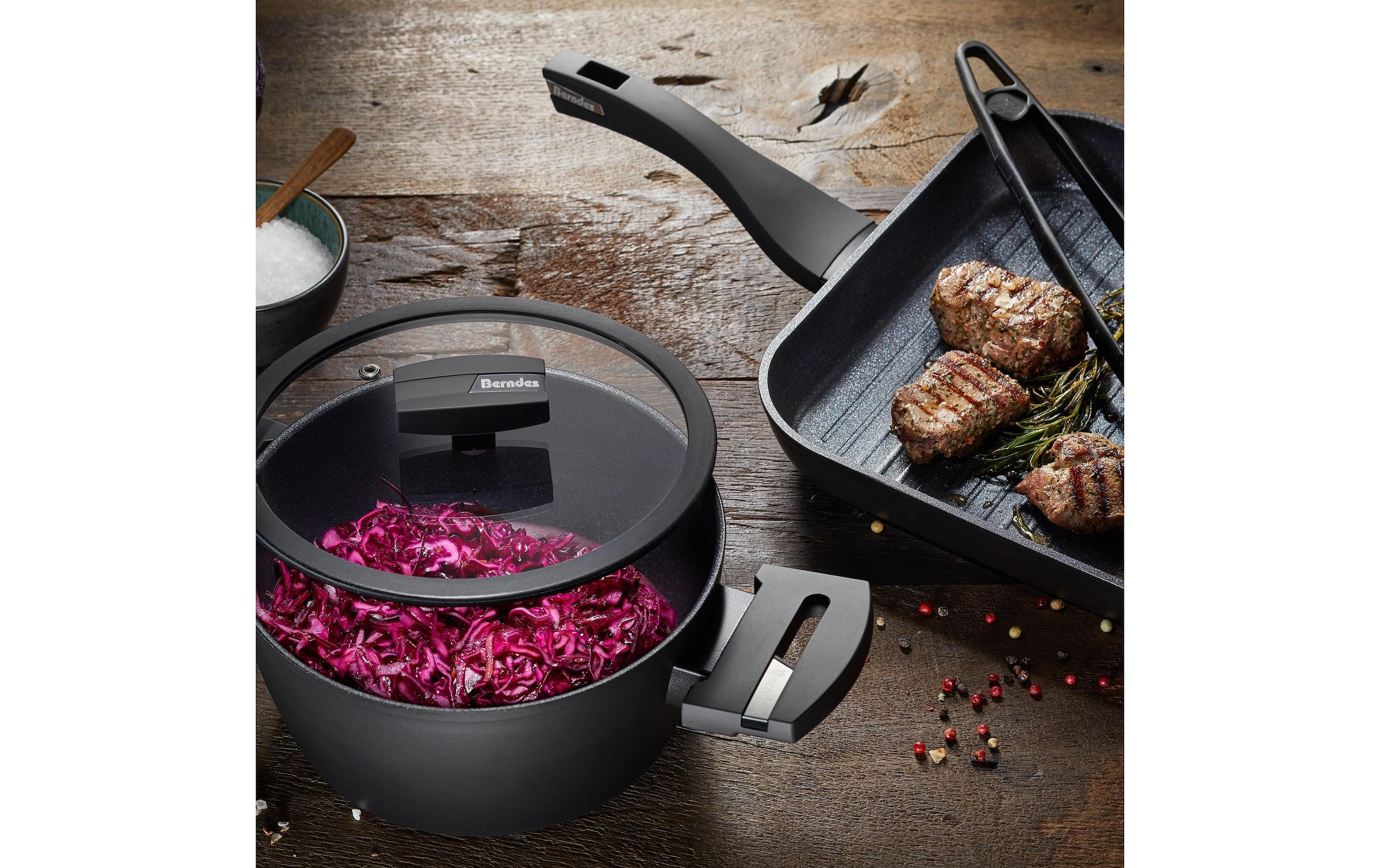 Berndes Grillpfanne »Enduro 28 cm ohne Deckel«, Aluminium