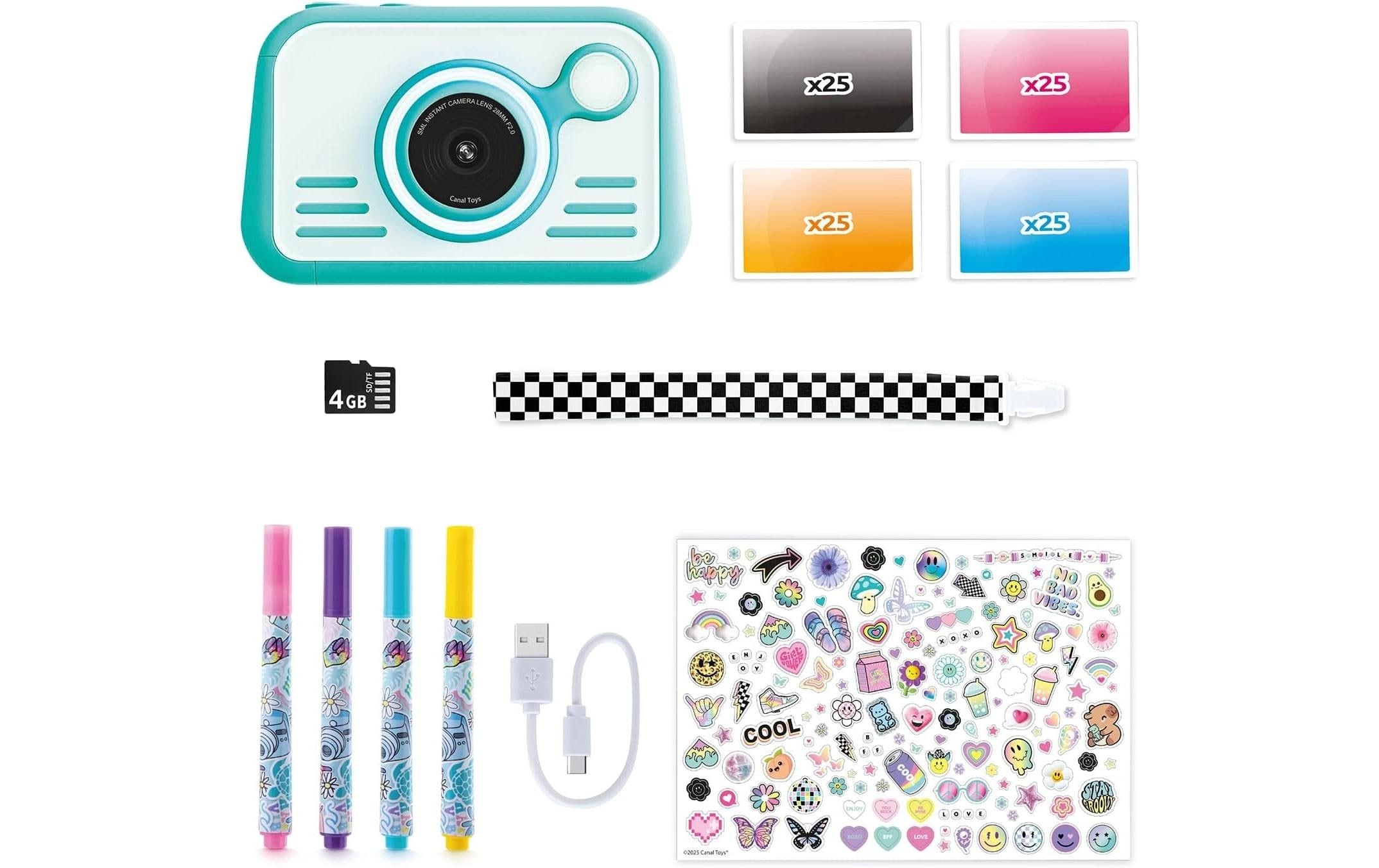 Canal Toys Sofortbildkamera »Instant Camera 2.0 with color paper«