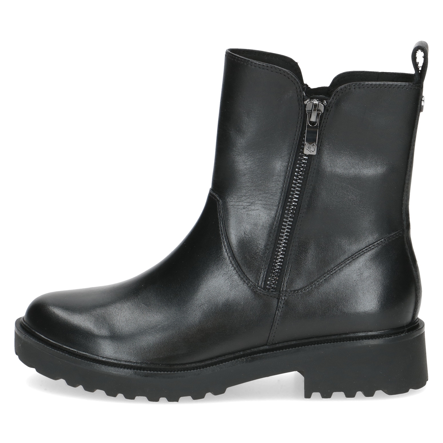 Caprice Chelseaboots  , Blockabsatz, Stiefelette mit Zierreissverschluss aussen