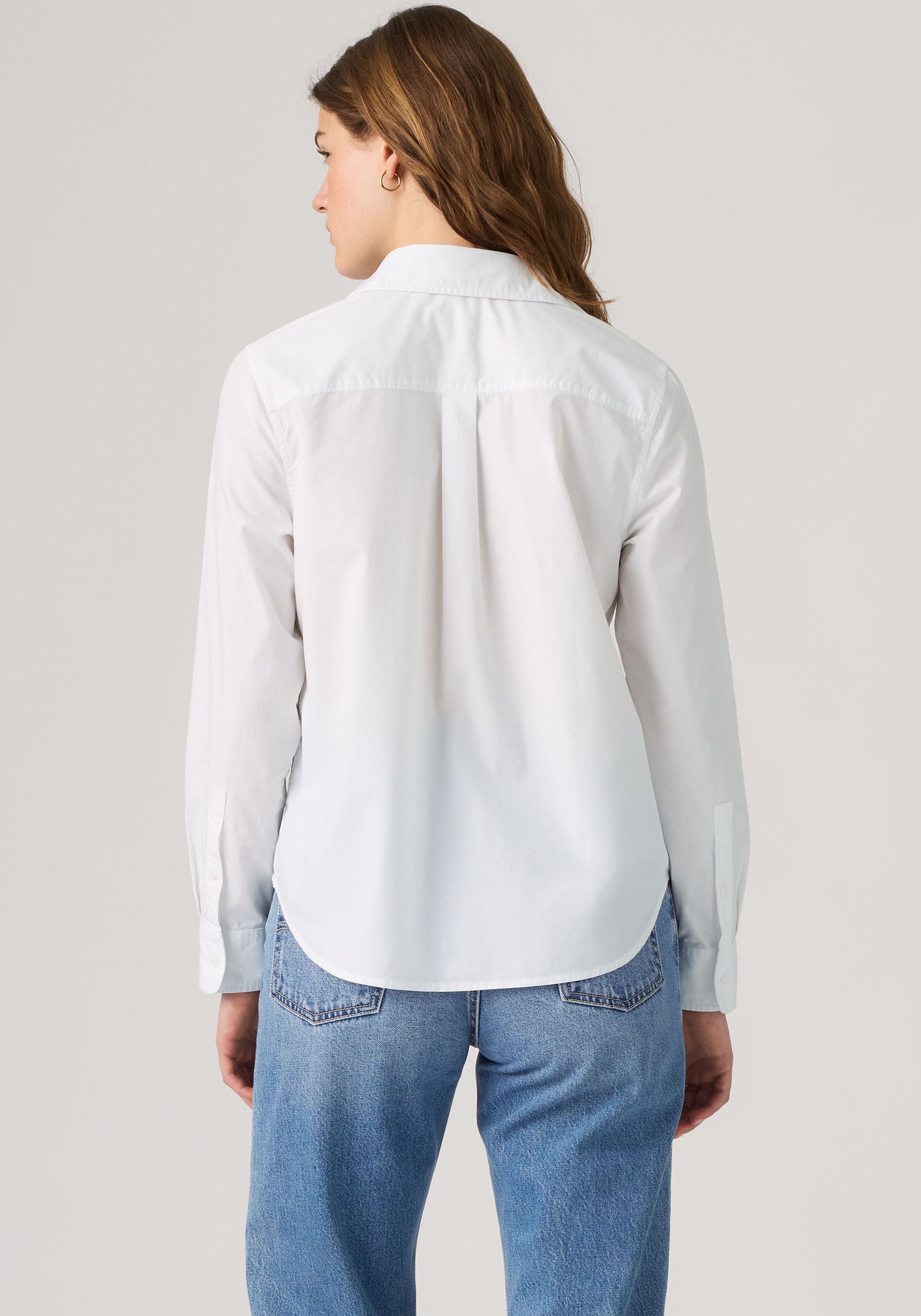 Levi's® Hemdbluse »CARLILE CLASSIC POPLIN SHIRT« Klassischer Hemdblusenkragen