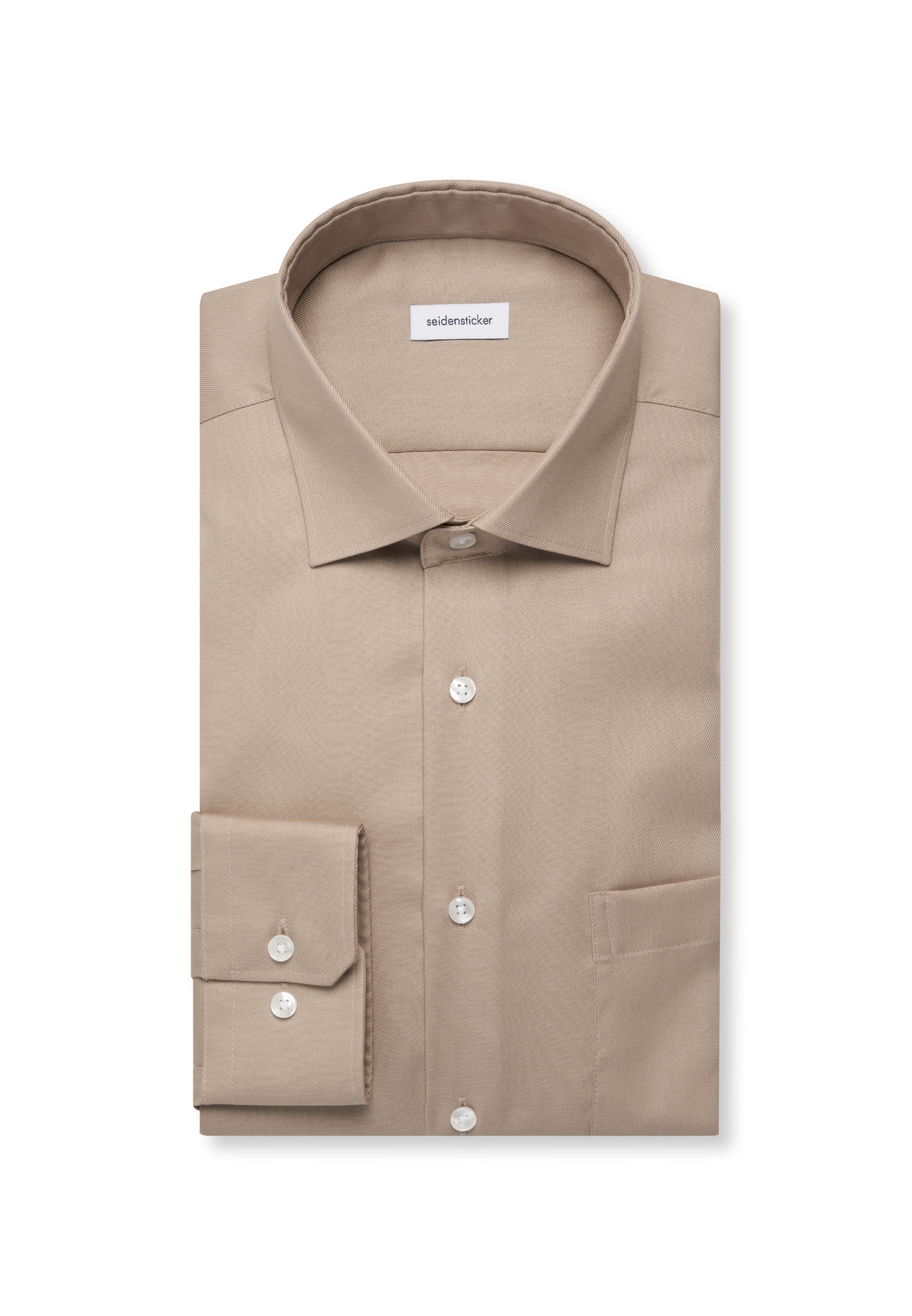 seidensticker Chemise d'affaires »Schwarze Rose« Regular 1/1 Kentkragen Uni