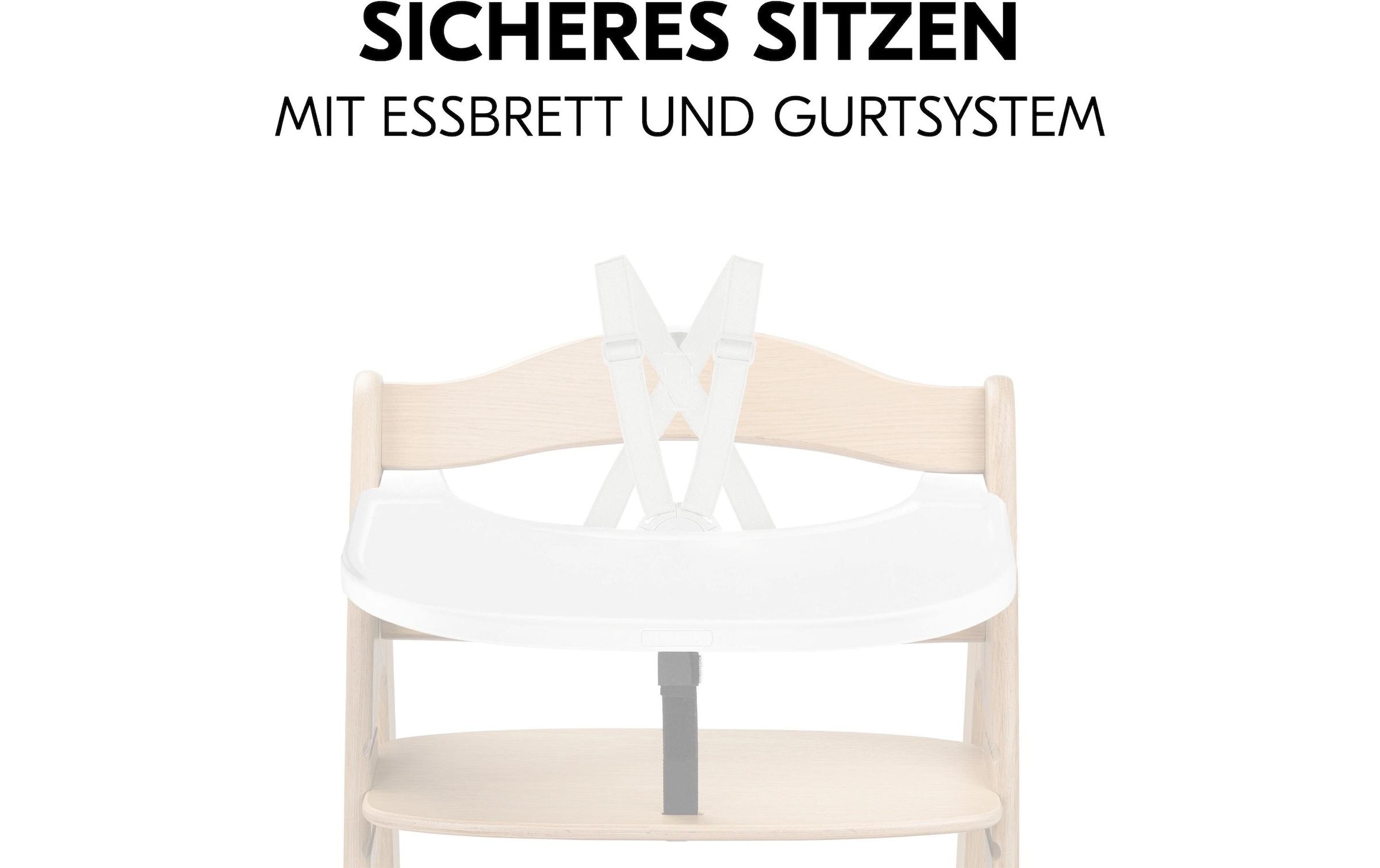 Hauck Hochstuhltablett »Arketa Click Tray White«