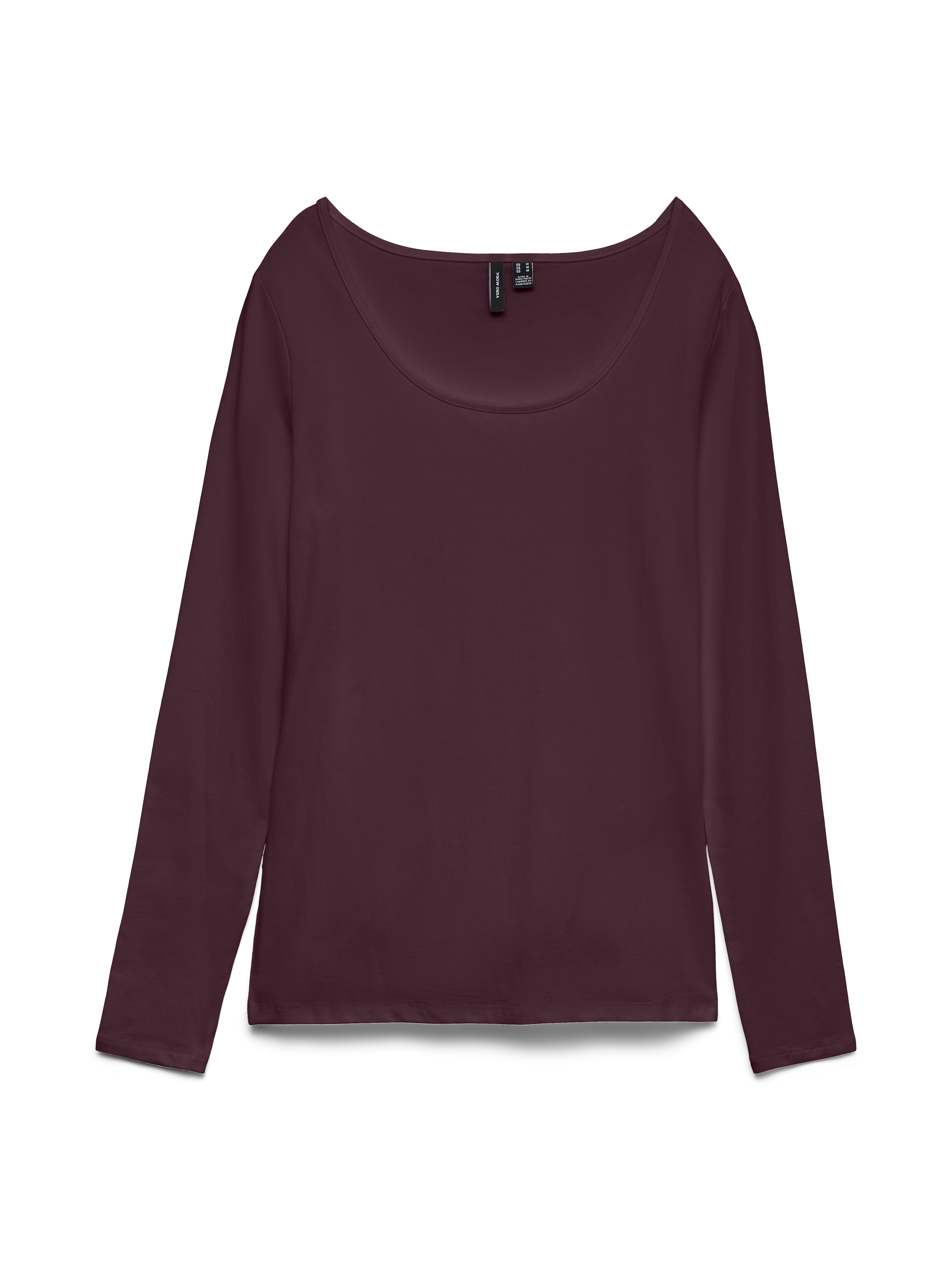 Vero Moda Langarmshirt »VMMAXI MY LS SOFT UNECK NOOS« Baumwollmischung, slim fit