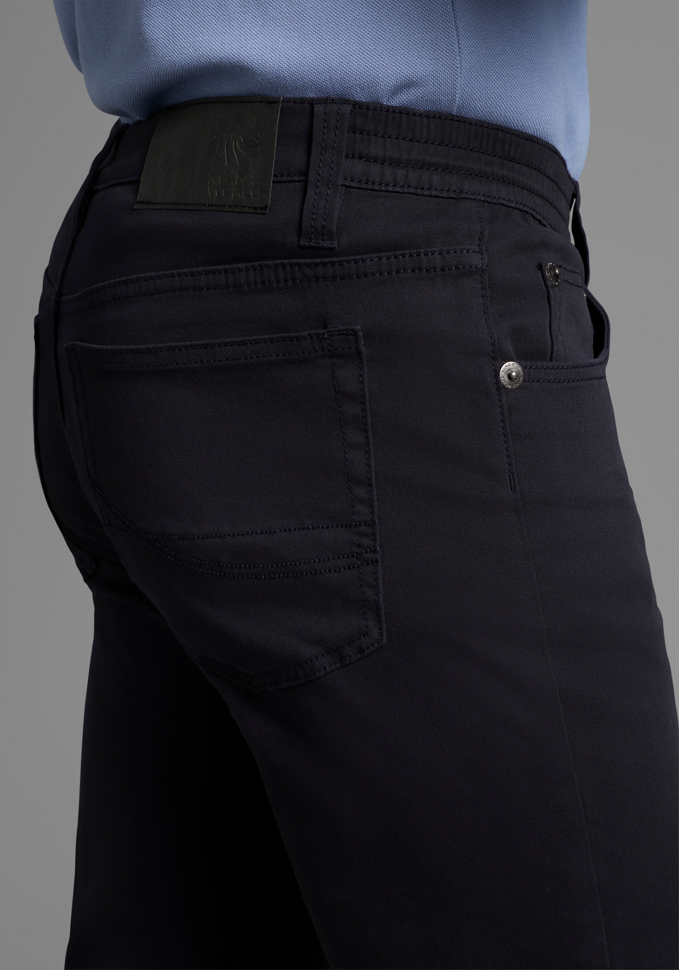 Man's World 5-Pocket-Hose, Stretchhose mit Dehnbund