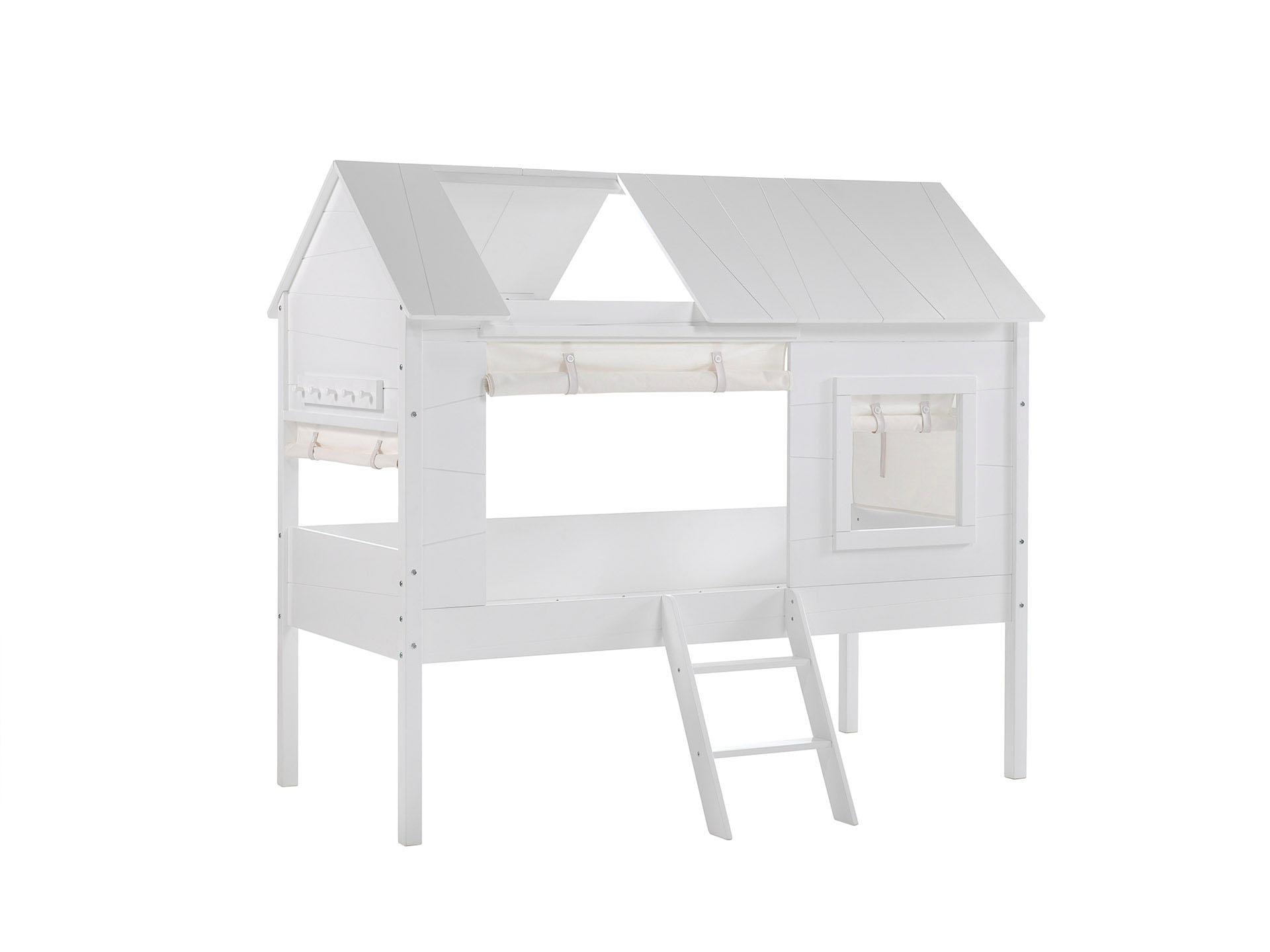 Vipack Hochbett »Charlotte«, (Made in Europe), wahlweise mit Textil-Set