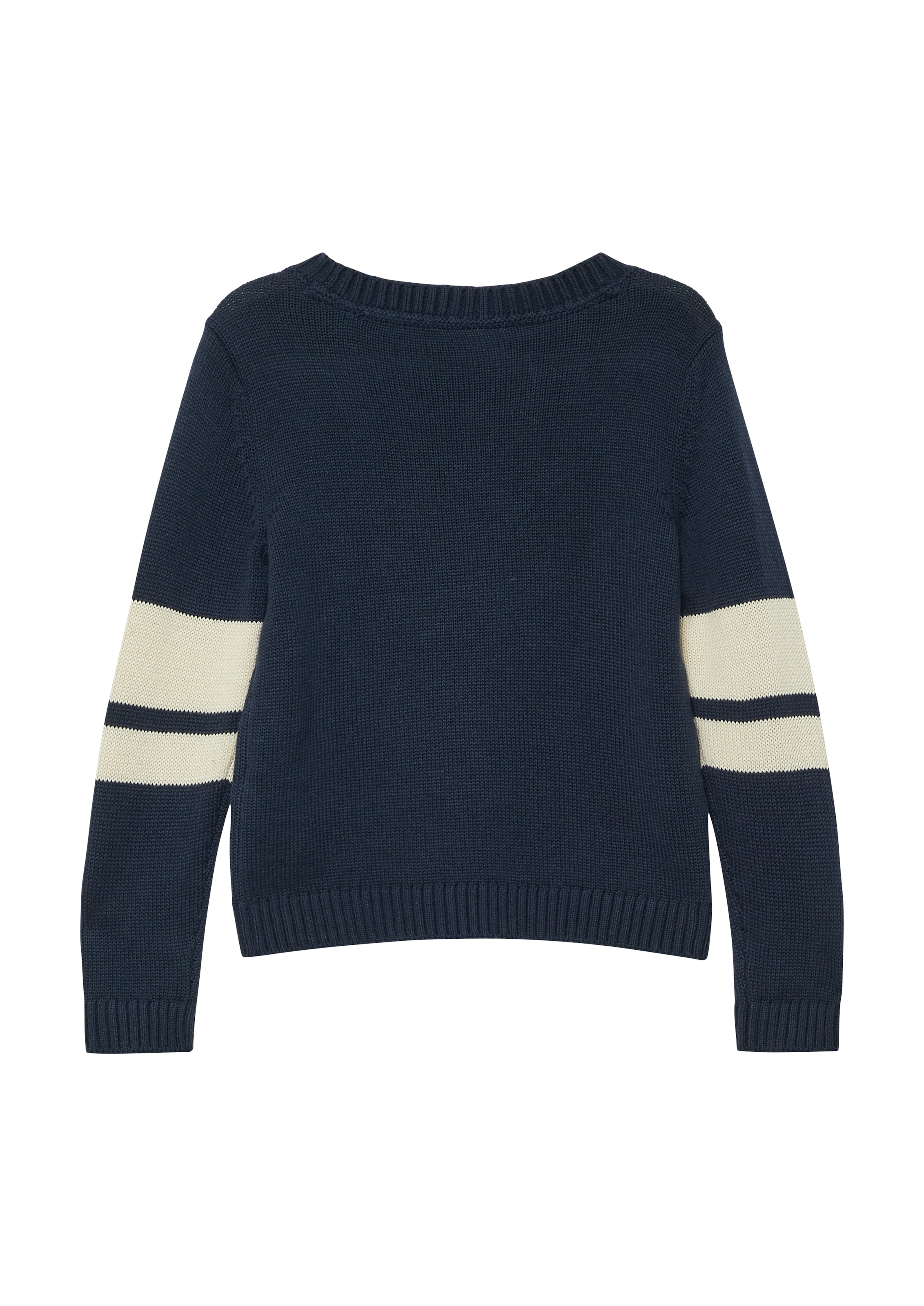 s.Oliver Junior Strickpullover mit Kontraststreifen und Plüsch-Intarsien, for boys
