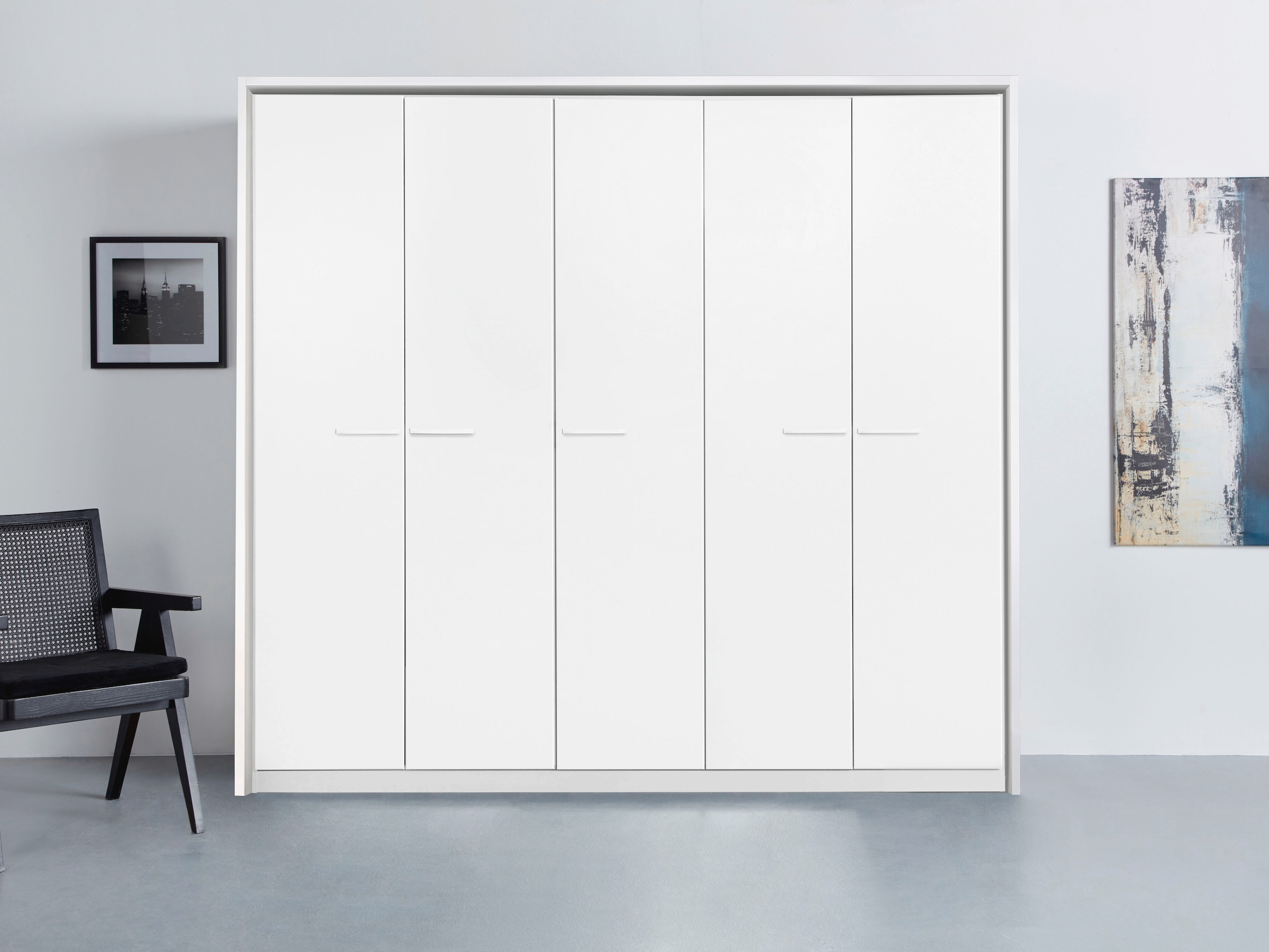GOODproduct »Mehrzweckschrank Aktenschrank Möbel Mietswohnung Schlafzimmer OTELI« erhältlich in Breiten 230/275 cm inkl. Innenschubladen und extra Böden,  inkl. Passepartout optional mit Beleuchtung MADE IN GERMANY