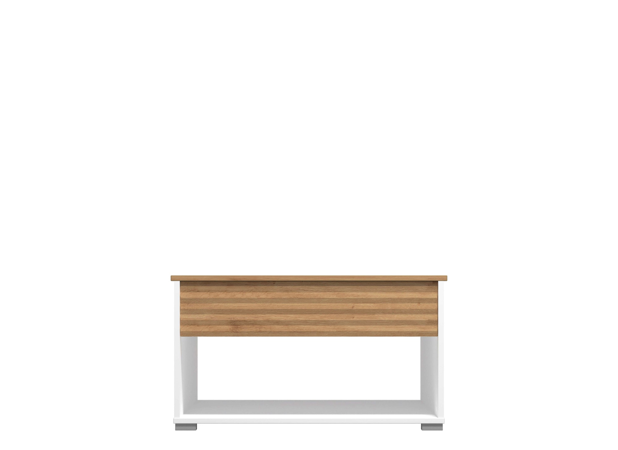 Home affaire Couchtisch »Taranto Kaffeetisch, 80 cm, quadratische Form, modern design«, höhenverstellbar Tischplatte, geschlossenes Fach, schwarz oder weiss