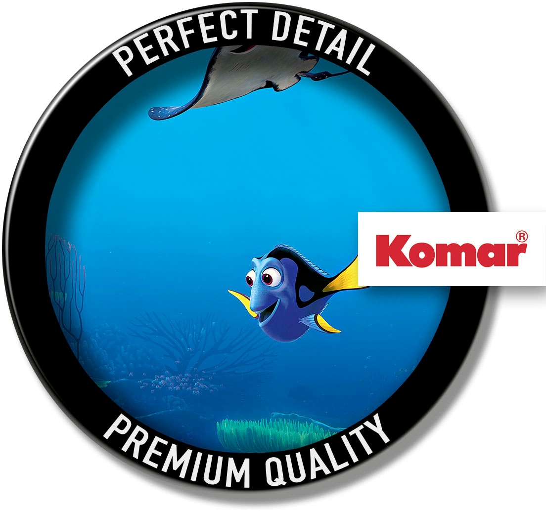 Komar Vliestapete »Digitaldruck Vlies -  Finding Dory - Grösse 400 x 260 cm« bedruckt glatt Wohnzimmer, Schlafzimmer