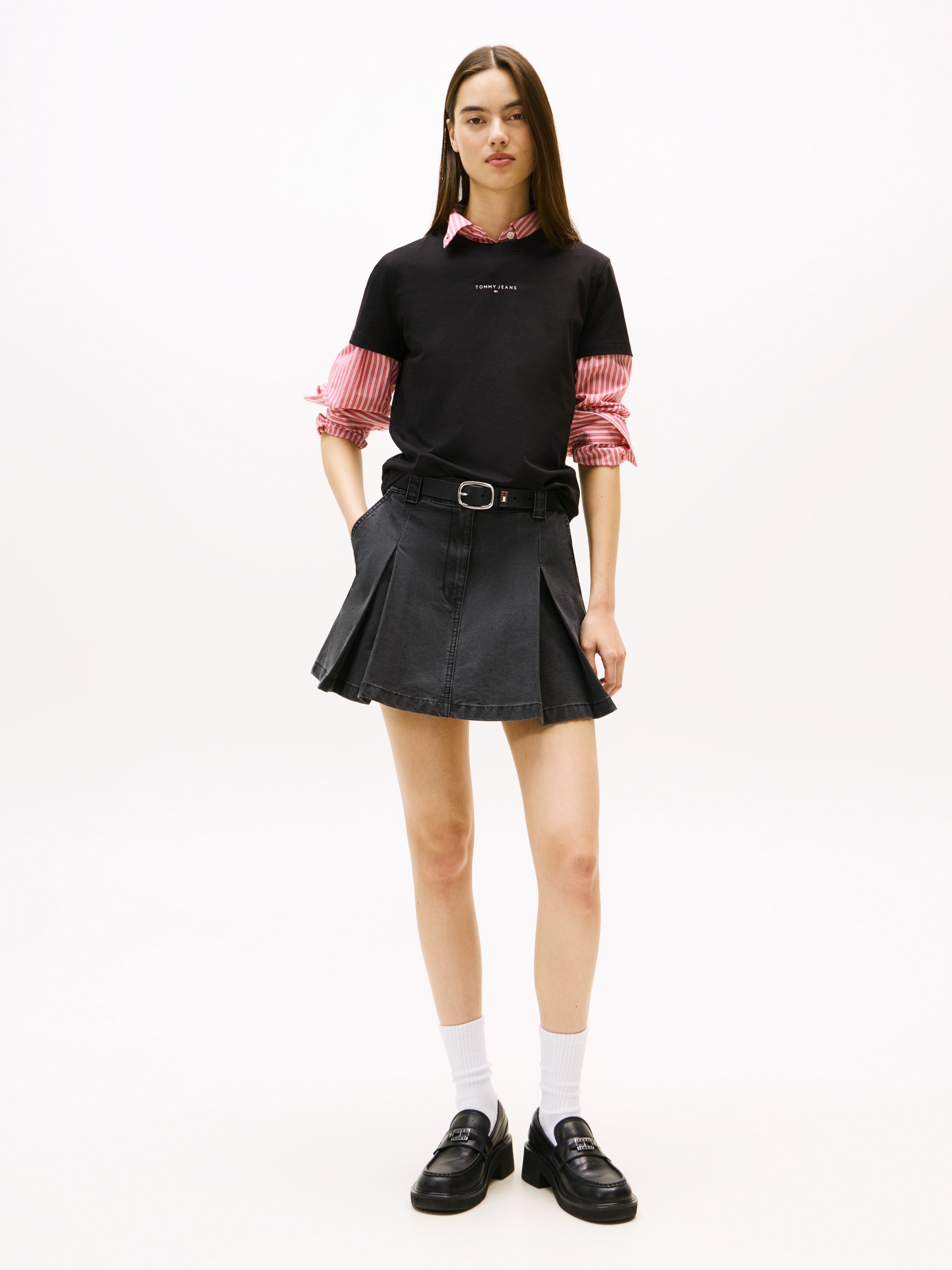 Tommy Jeans Kurzarmshirt »TJW REG LINEAR SS TEE«