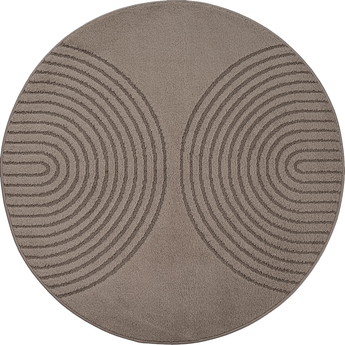 the carpet Tapis »Elisa« Rond 12 mm Höhe moderner Wohnzimmer Teppich, hohe Flordichte und angenehm weich