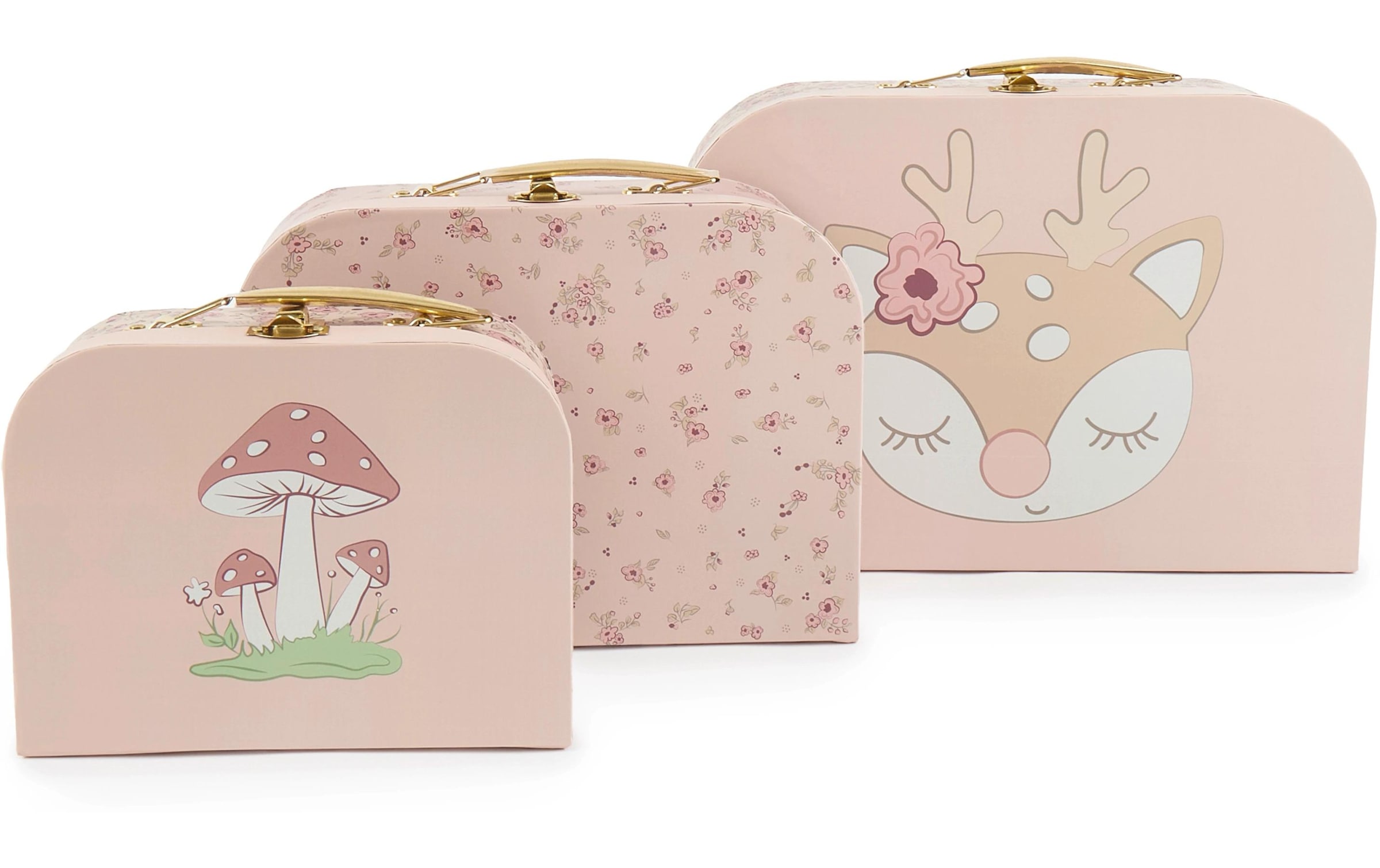 BIECO Spielwerkzeugkoffer »Ella dreamy flowers 3er Set«