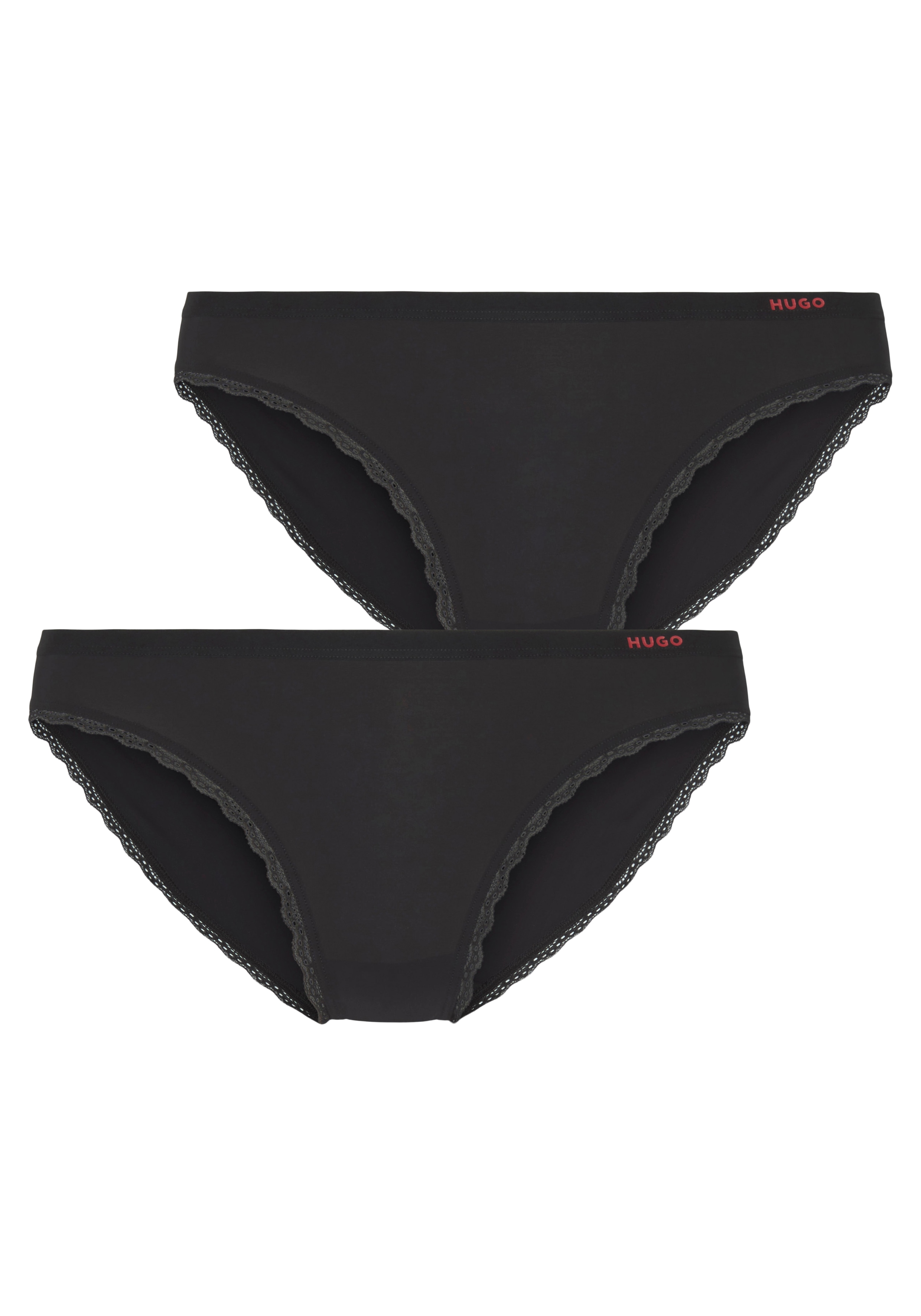 HUGO Underwear Slip »TRIPLET BRIEF MICRO«, (Packung), mit Spitzenkante-hugo underwear 1