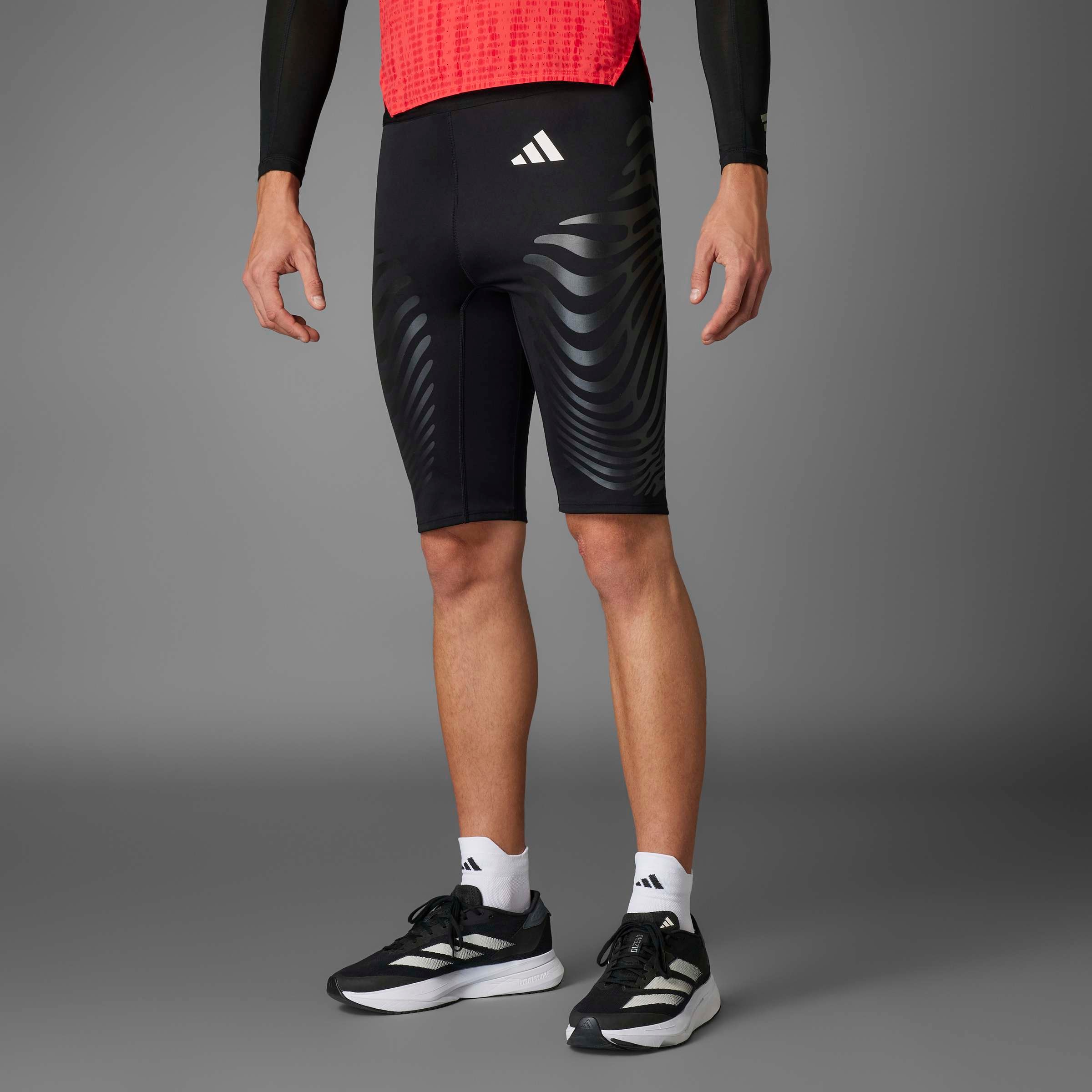 Image of adidas Performance Laufshorts "ADIZERO C ST M" für Erwachsene, sportlich, aus Polyester und Elasthan