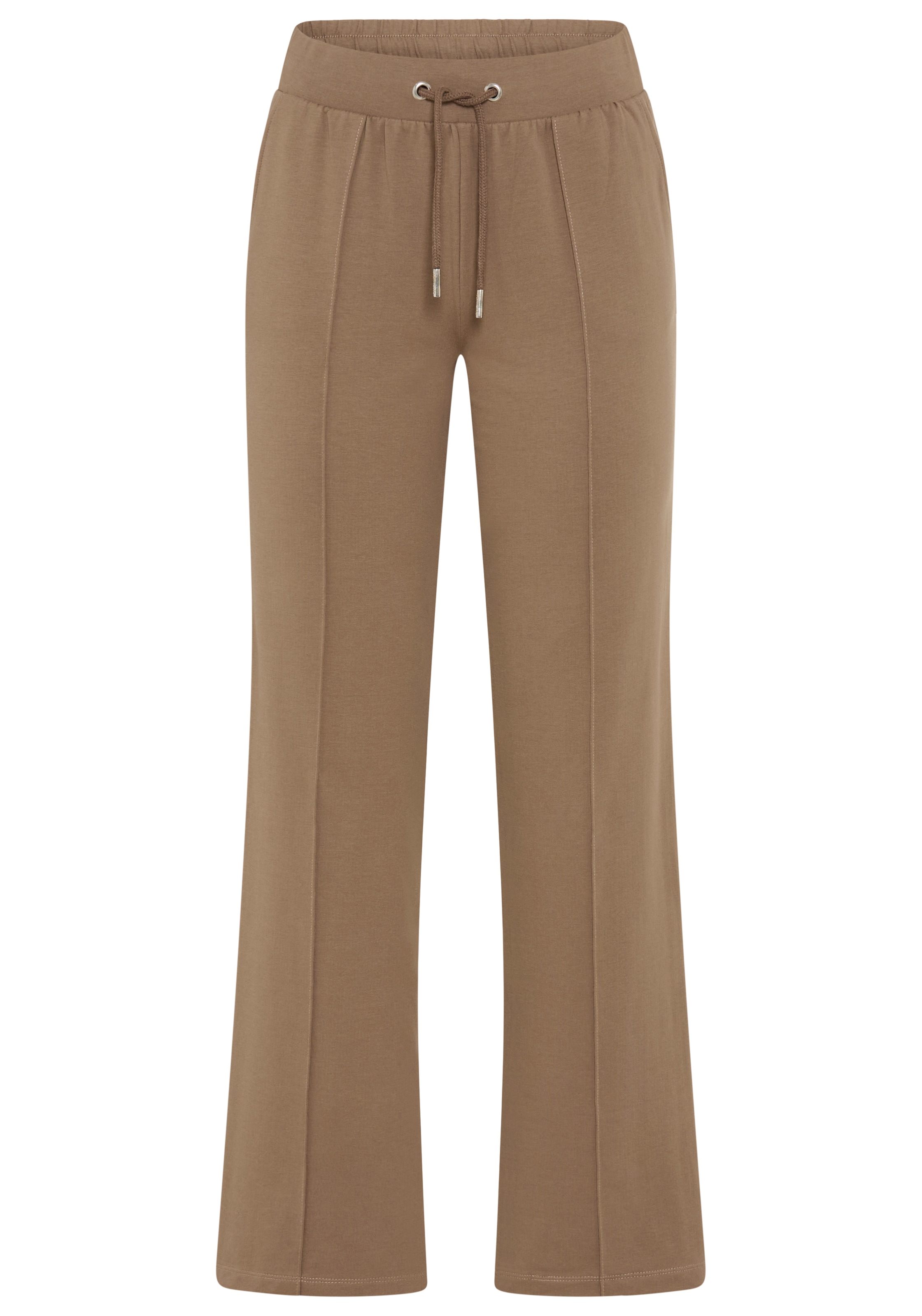 Tamaris Pantalon sweat »mit weitem Bein«  avec plis piqués