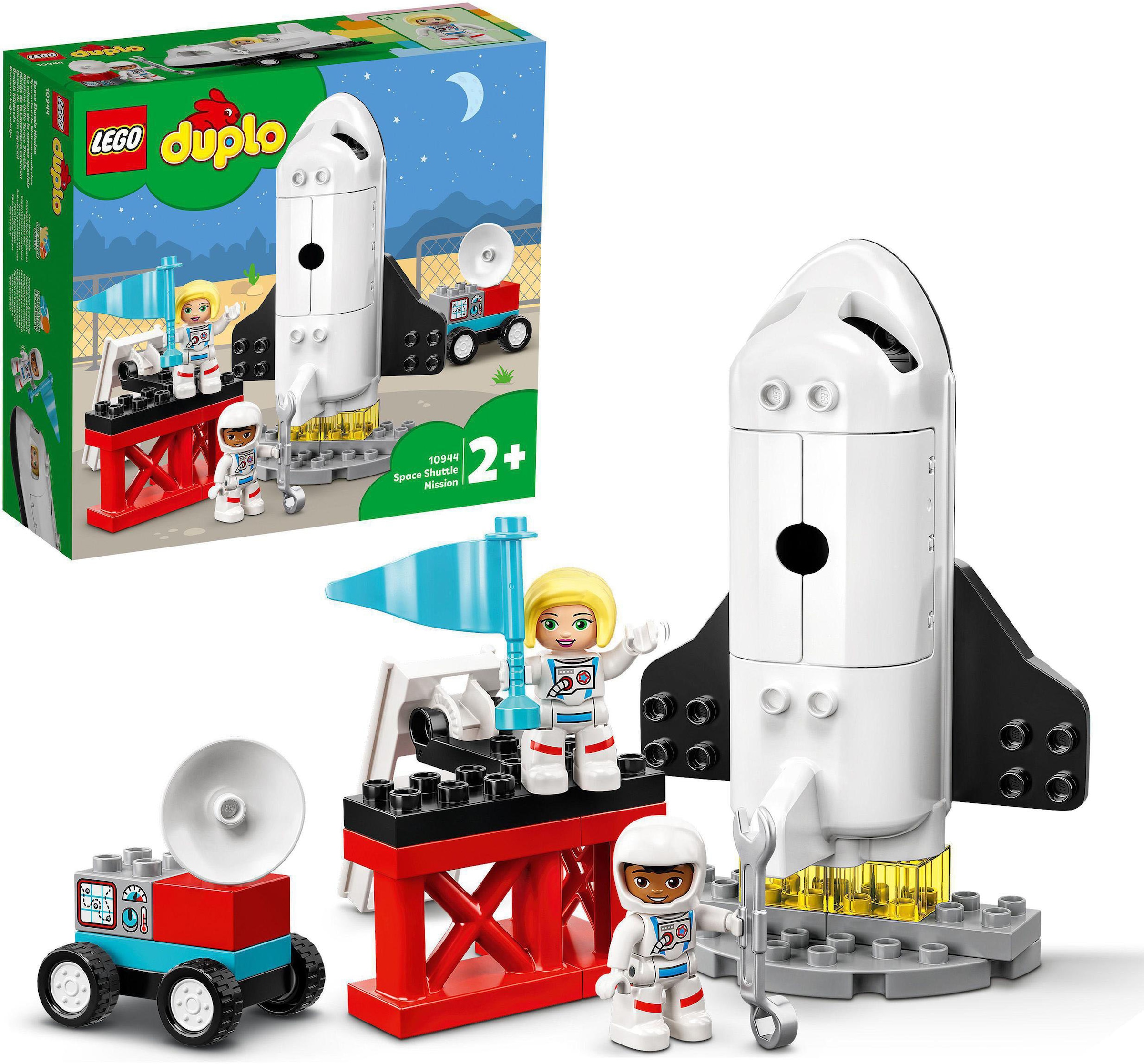 Image of LEGO® Konstruktionsspielsteine »Spaceshuttle Weltraummission (10944), LEGO® DUPLO® Town«, (23 St.), Made in Europe bei Ackermann Versand Schweiz