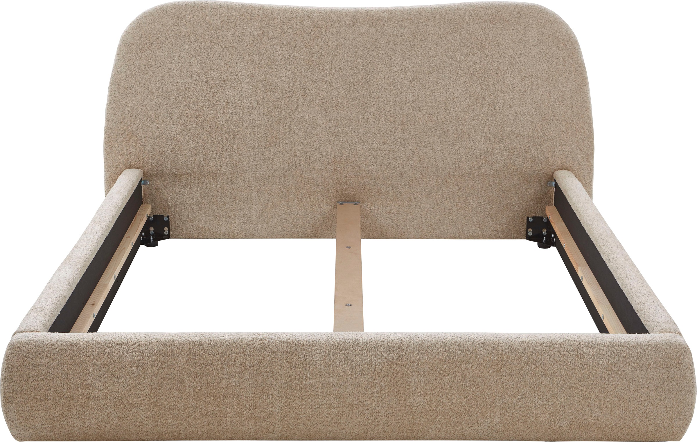 ATLANTIC home collection Polsterbett »Sophie« mit oder ohne Stauraum, hochwertiger Bouclé-Bezug
