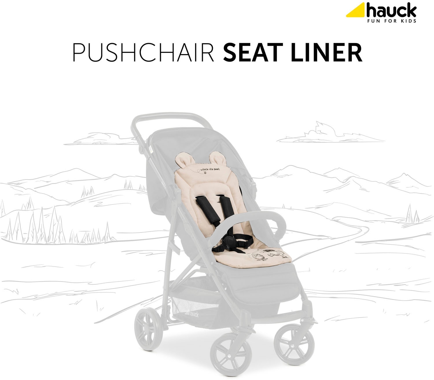Hauck Kinderwagen-Sitzauflage »Seat Liner« kompatibel mit hauck Buggys, Kinderwagen und Fahrradanhängern