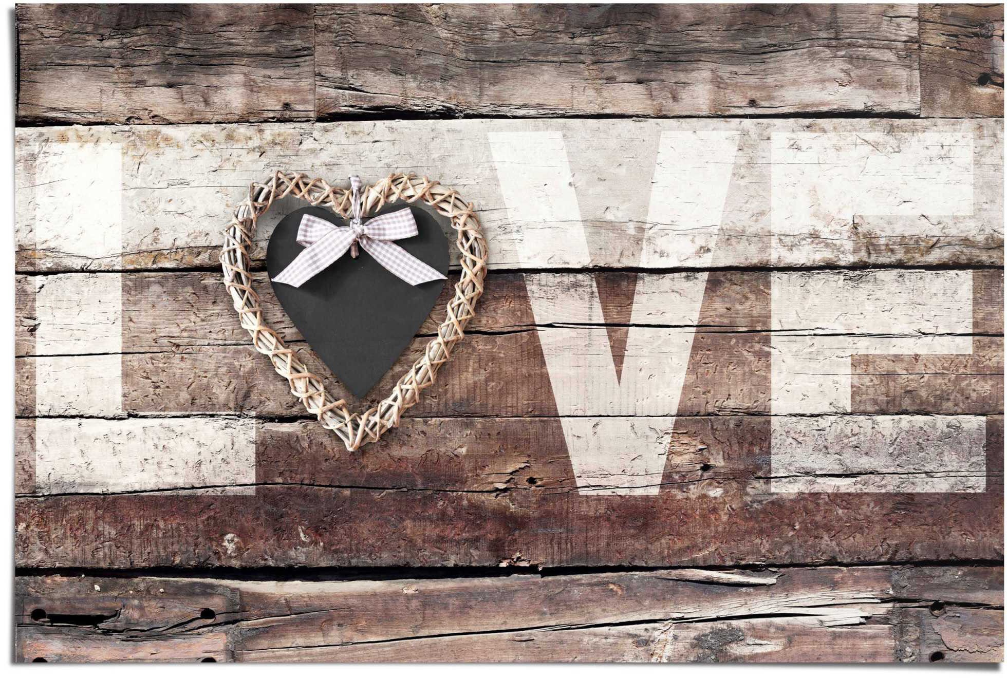 Image of Reinders! Poster »Love Vintage Stil«, (1 St.) bei Ackermann Versand Schweiz